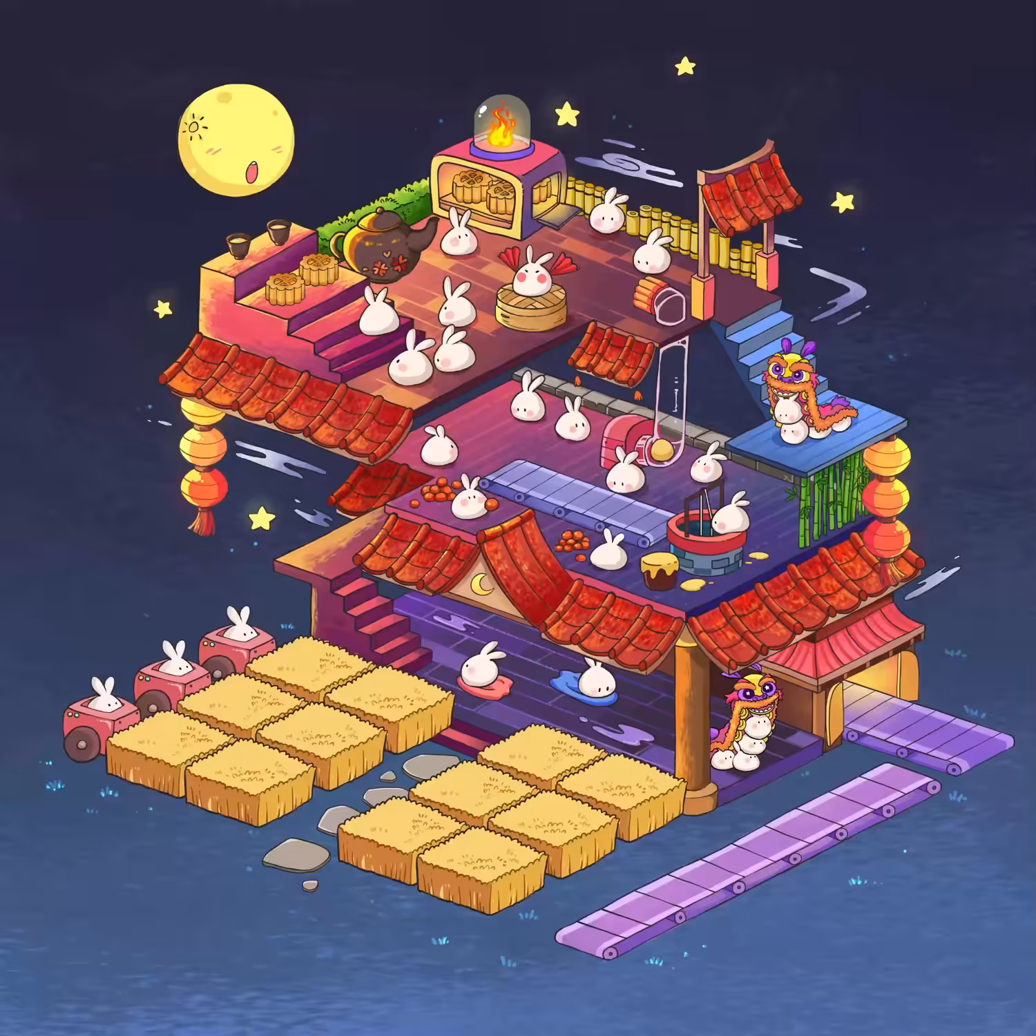 Harvest to the moon