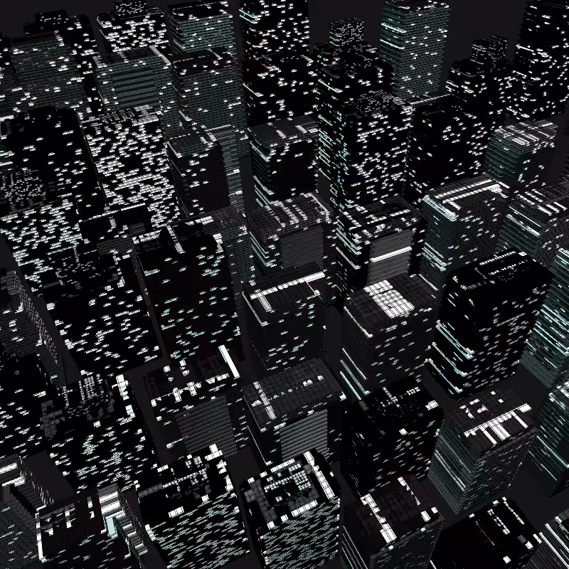 Night city glow #7
