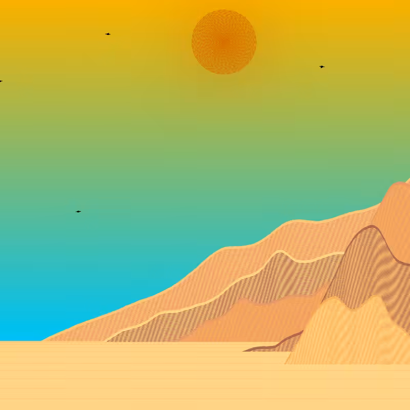 Painted Mountain Sunset #109