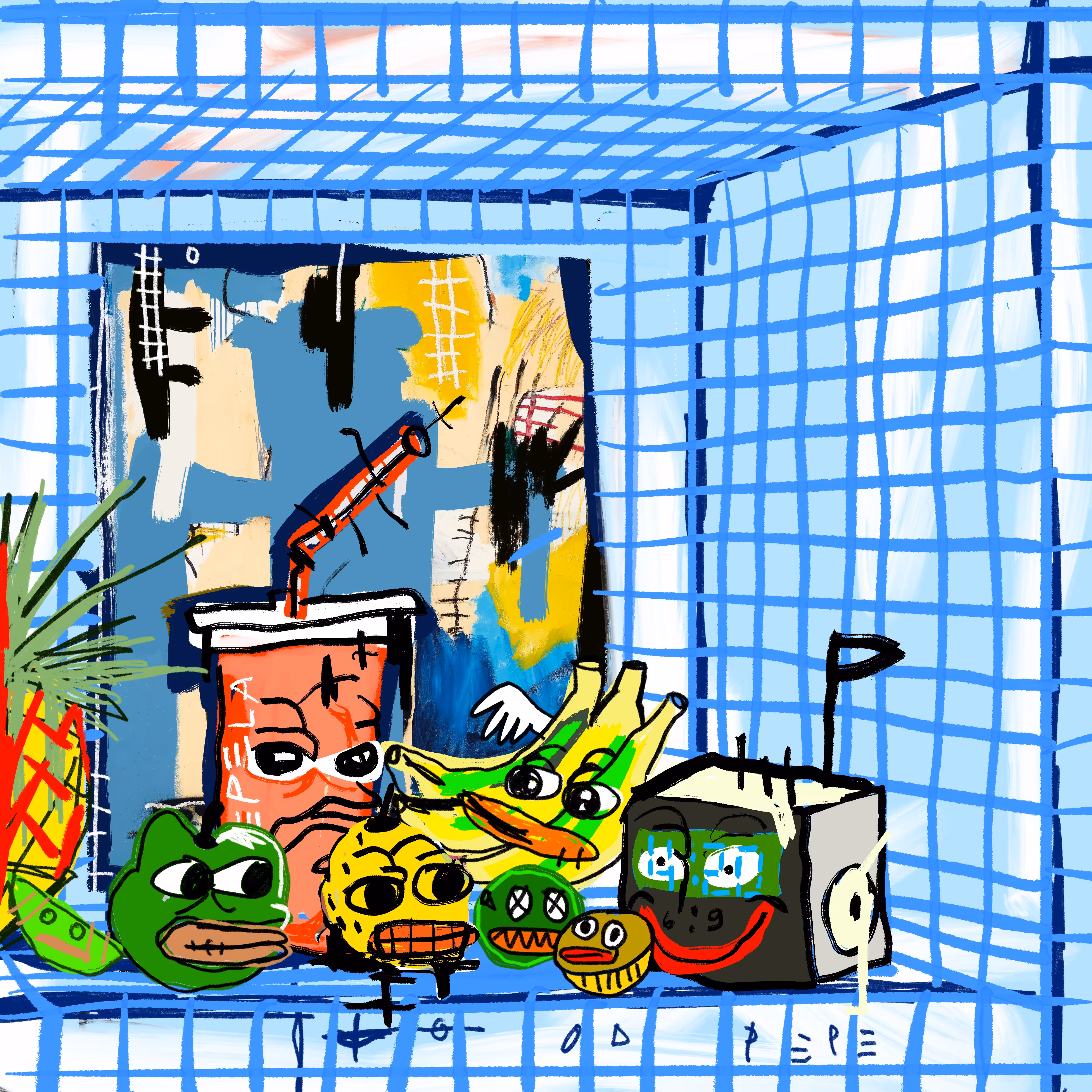 Basqkek Window Still Life Dub Dub Supper I