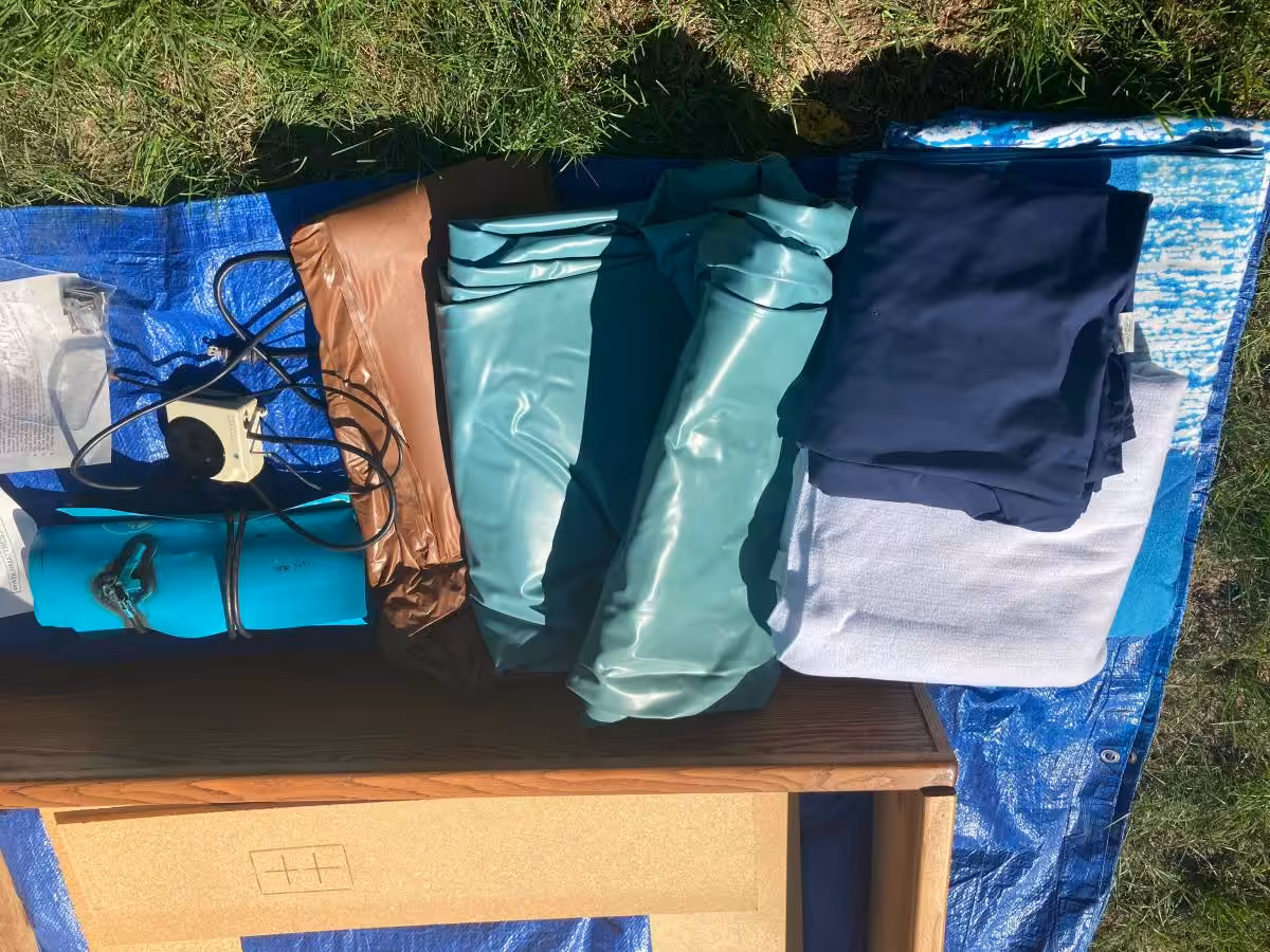 FREE Waterbed /Bed & Headboard Set (St Louis Park)
