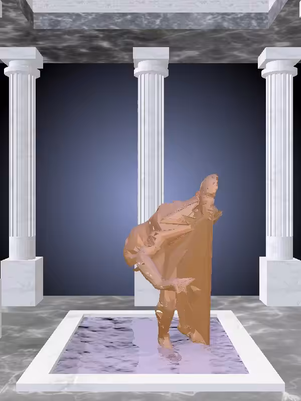 HeavenComputer: The Fragmented Sneaky Metallic Brick Woman #5801