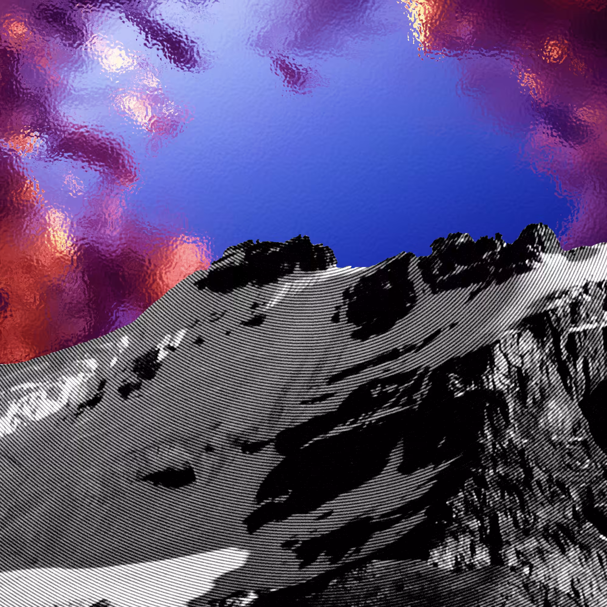 glassy sky