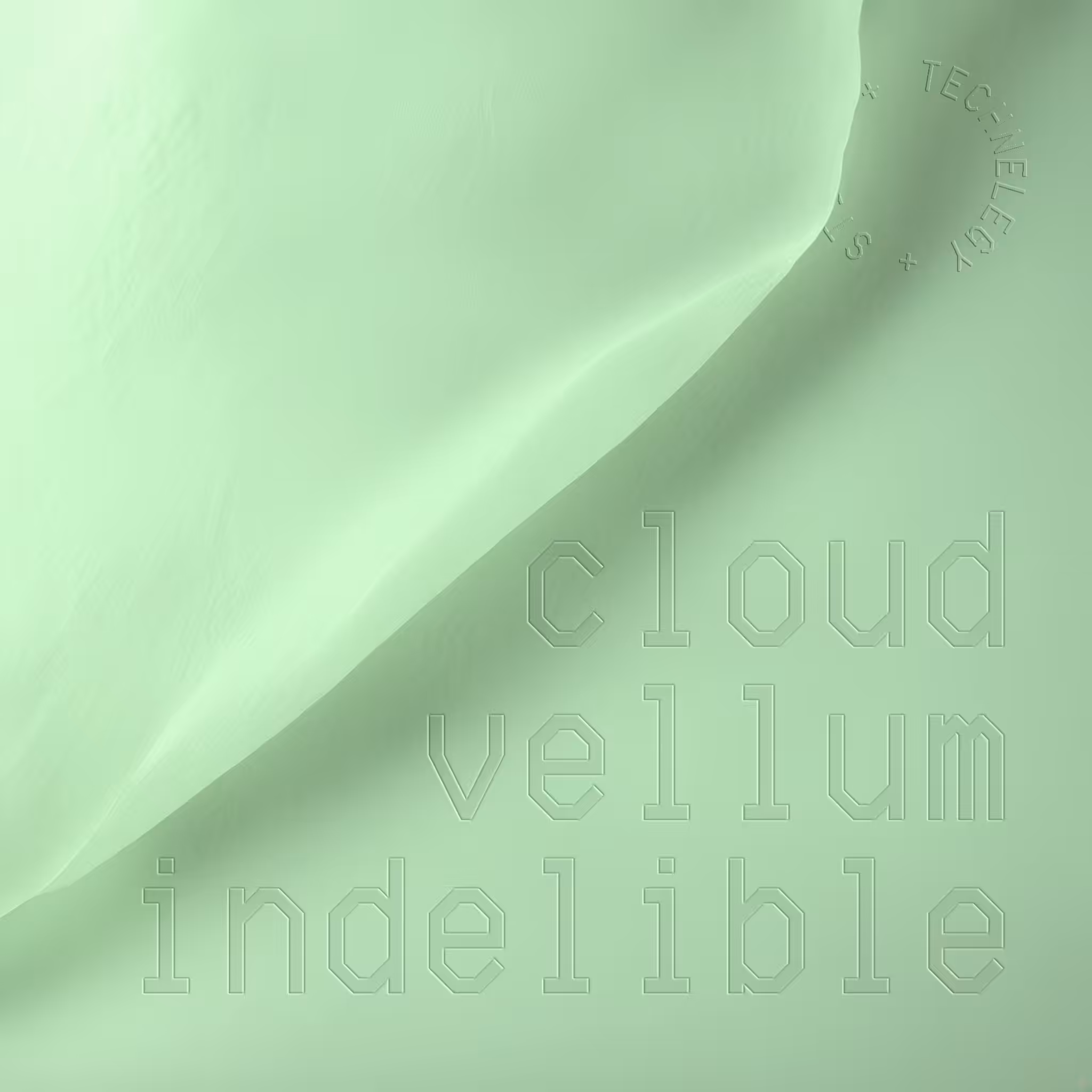 UNSTATIONERY: cloud vellum indelible