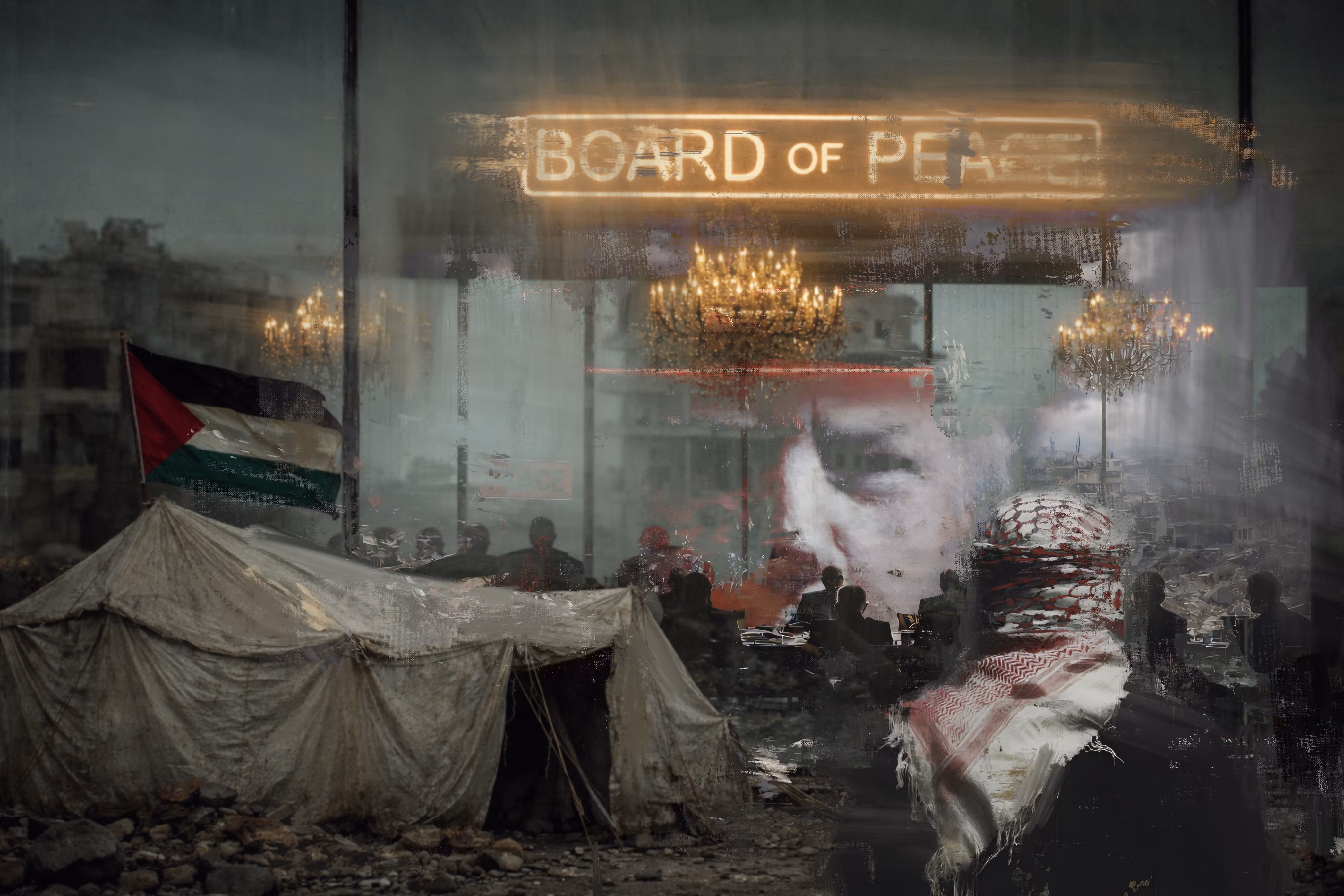 Post Painting 2026: Board of Peace
