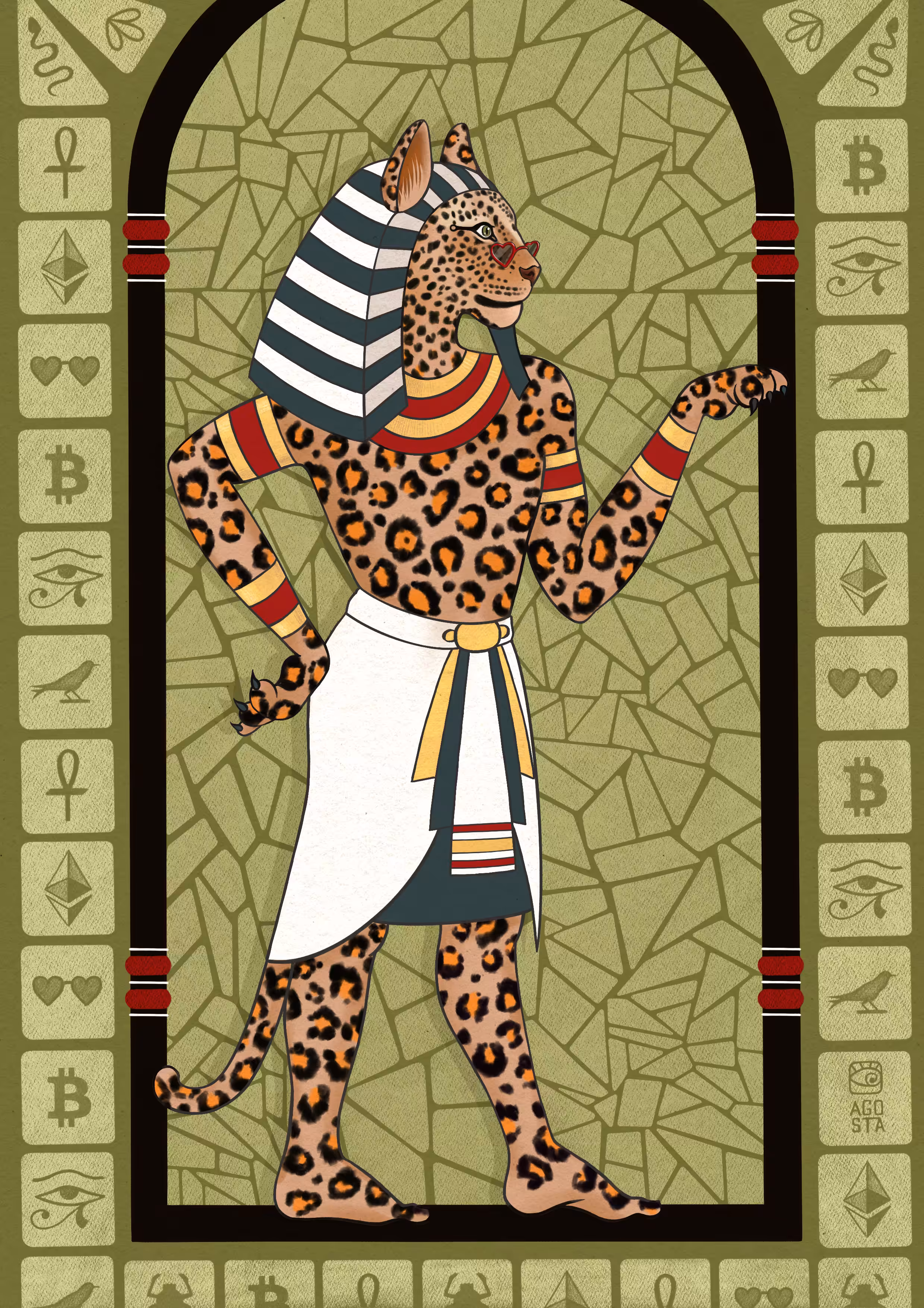 Egyptian god Cheetah
