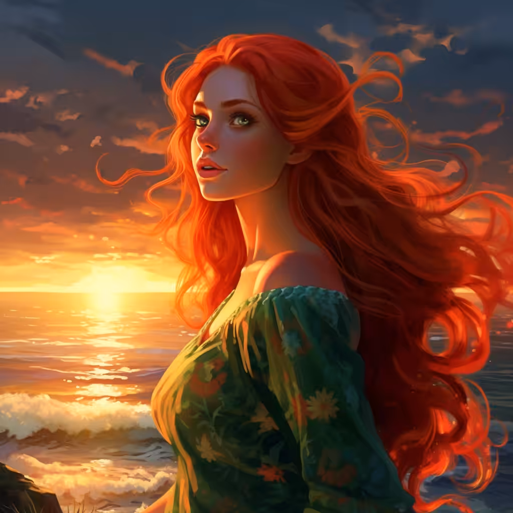Summer sunset 