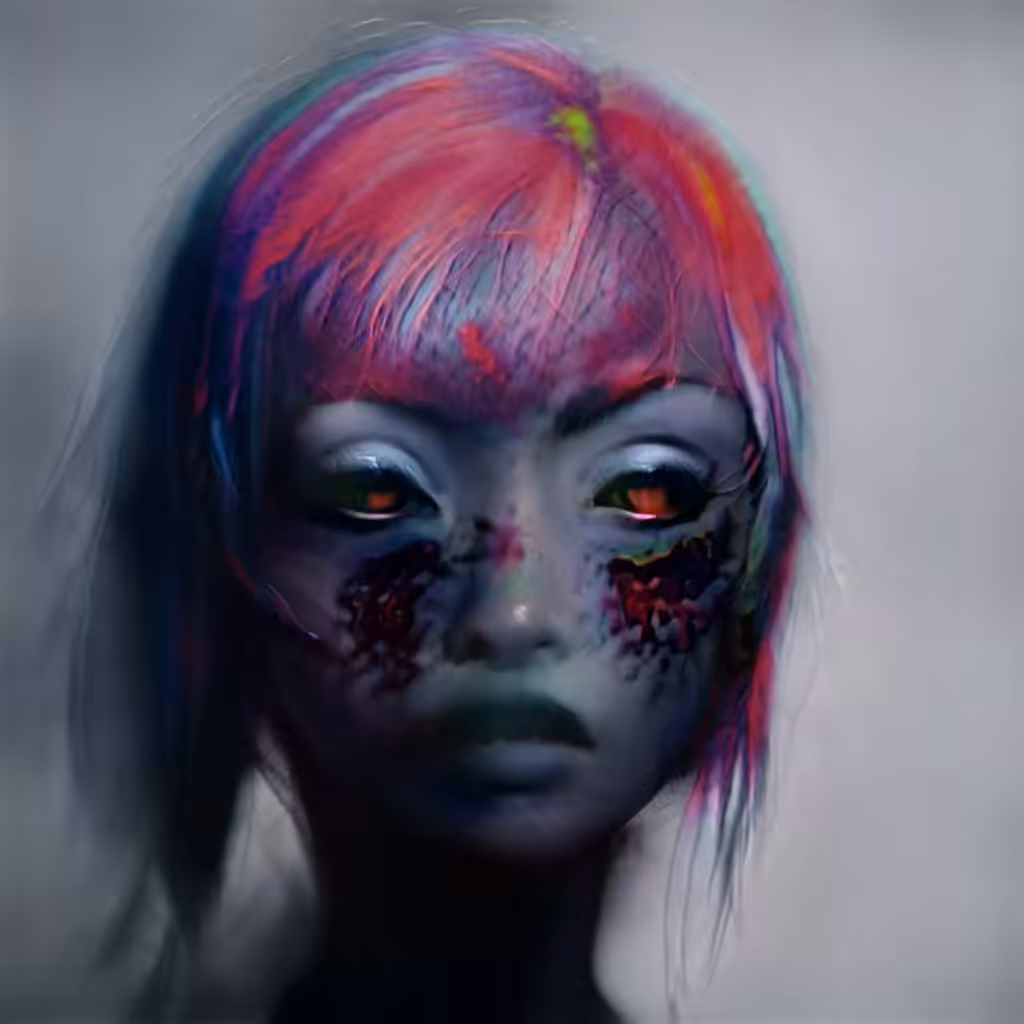 Dark GIRLS Ai animation 21 faces