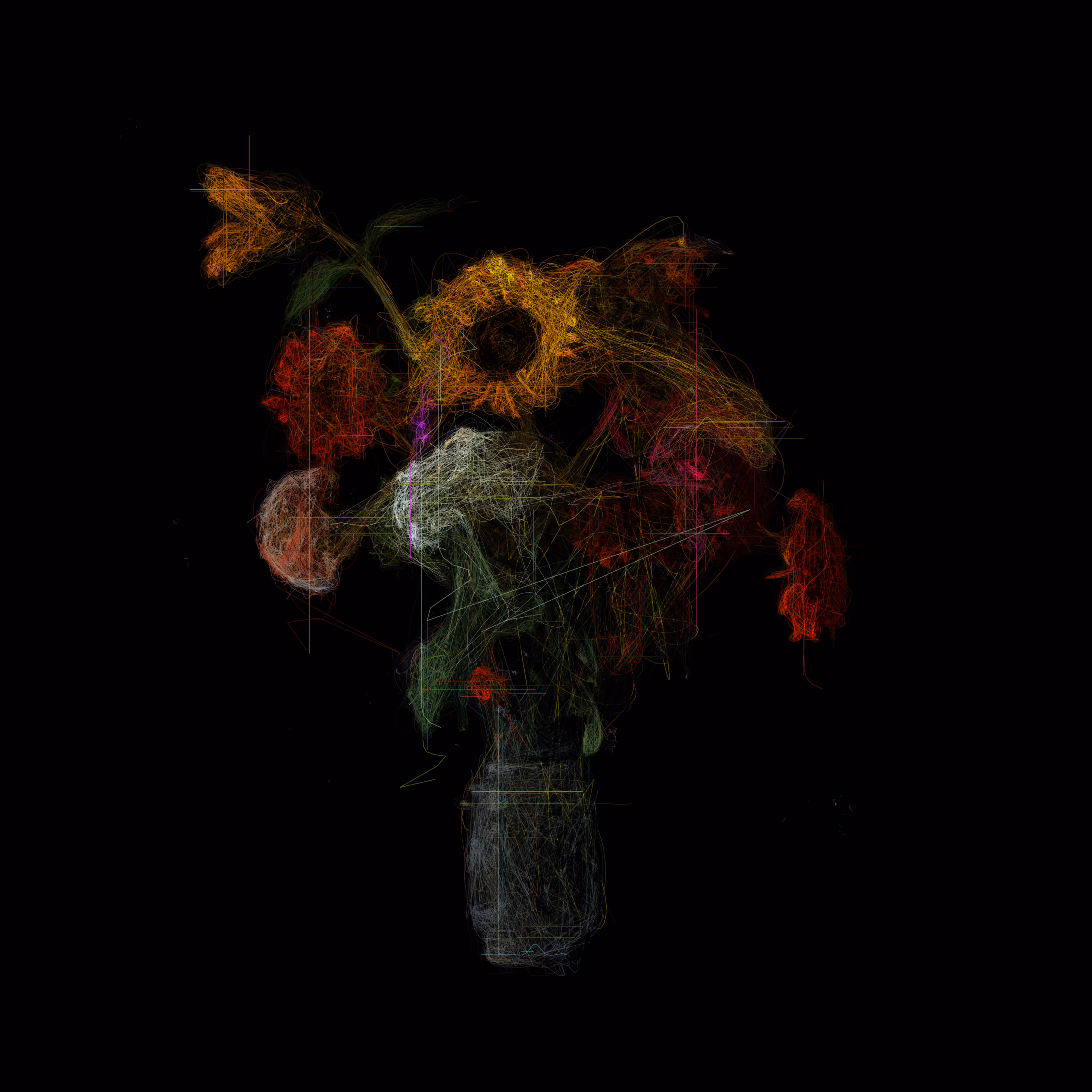 Zinnia, Sunflowers, Chrysanthemums and Alstroemerias I