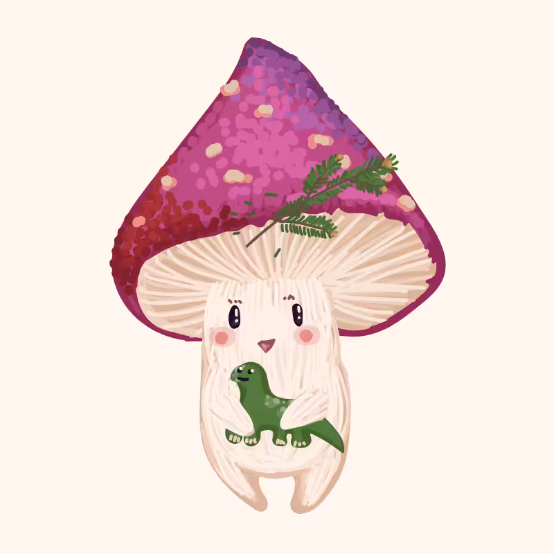 Cute Mushrooms Forest Guys #17