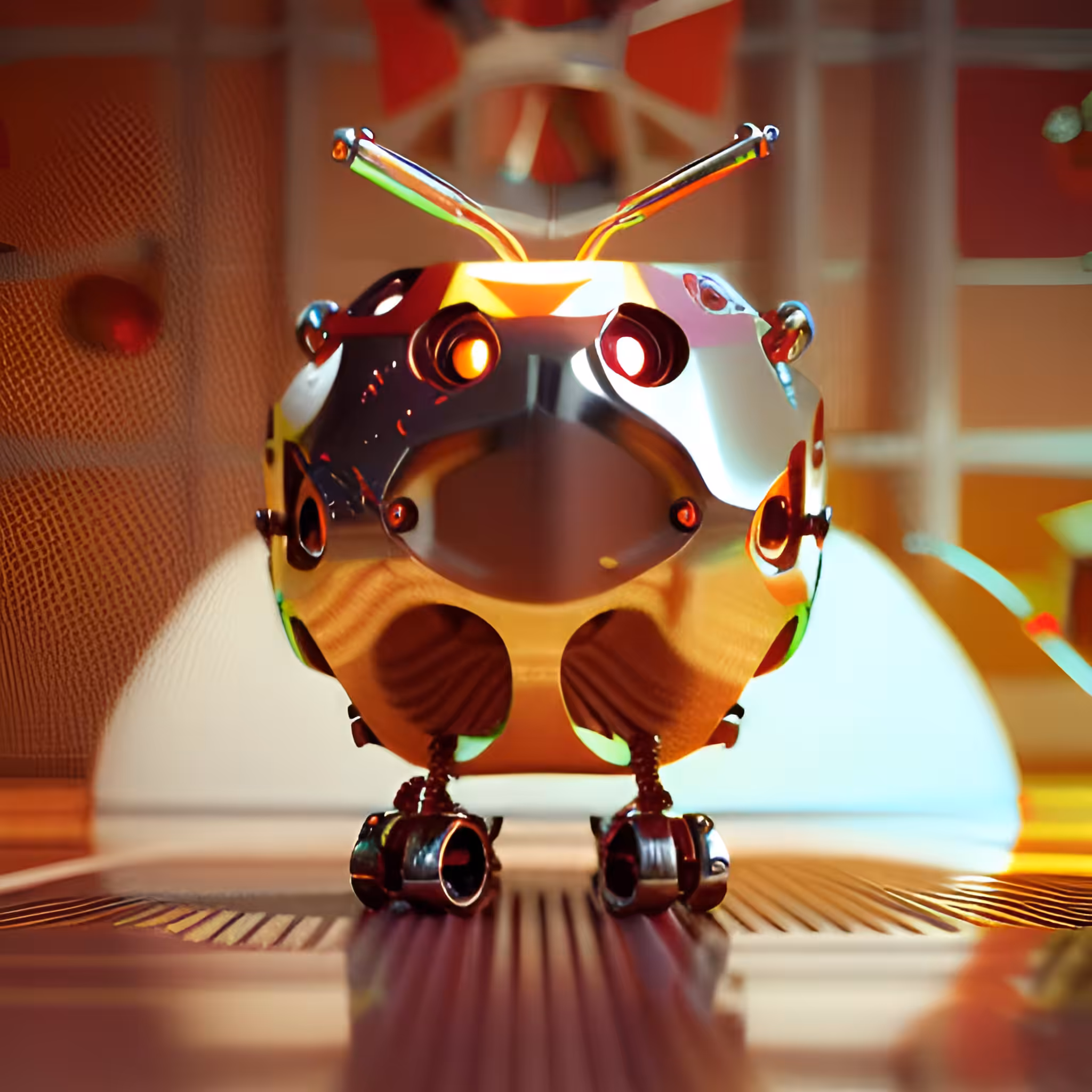 Golden Robotic Apples #11