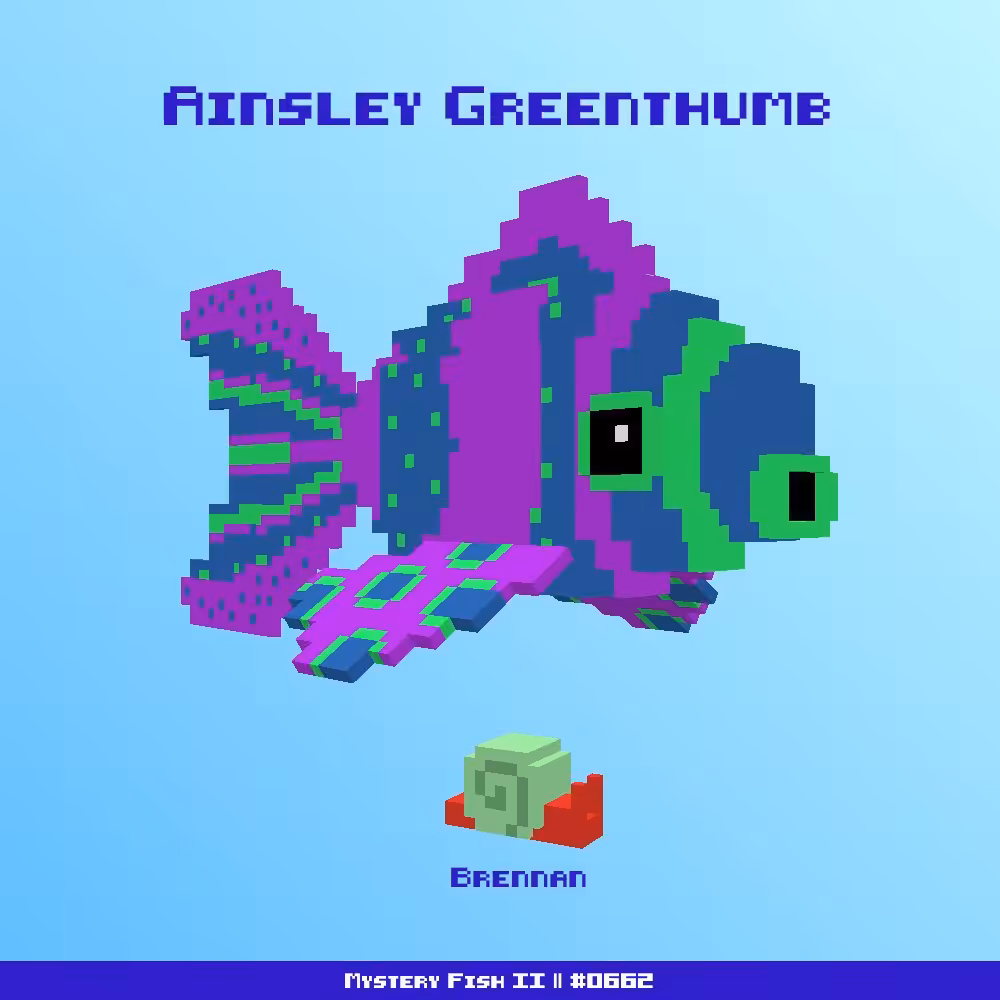 Ainsley Greenthumb :: Mystery Fish 0662/1000