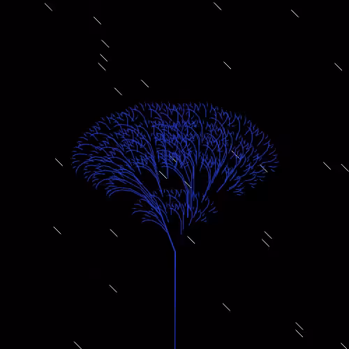 Trees in the rain #8