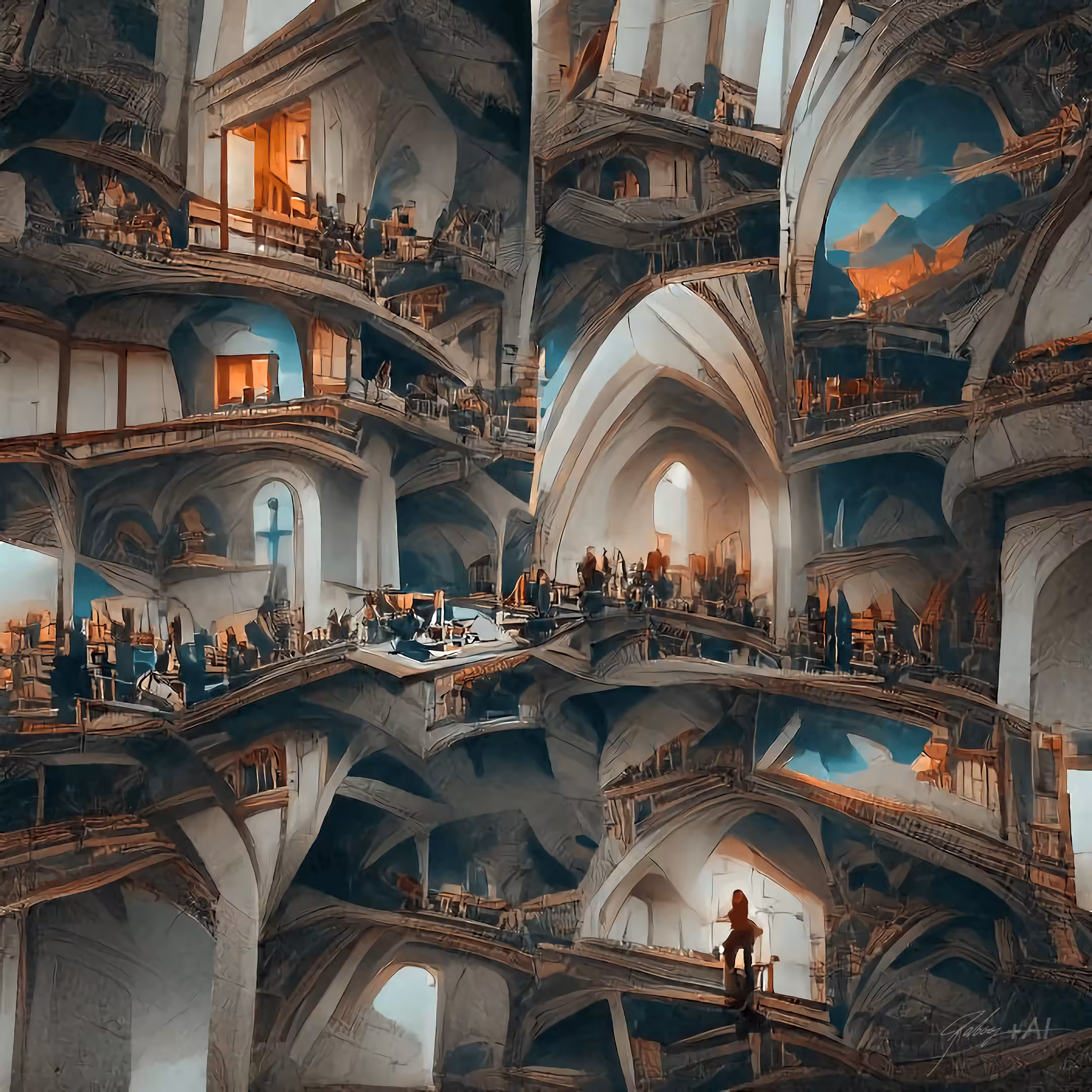 4 dimensional Renaissance church
