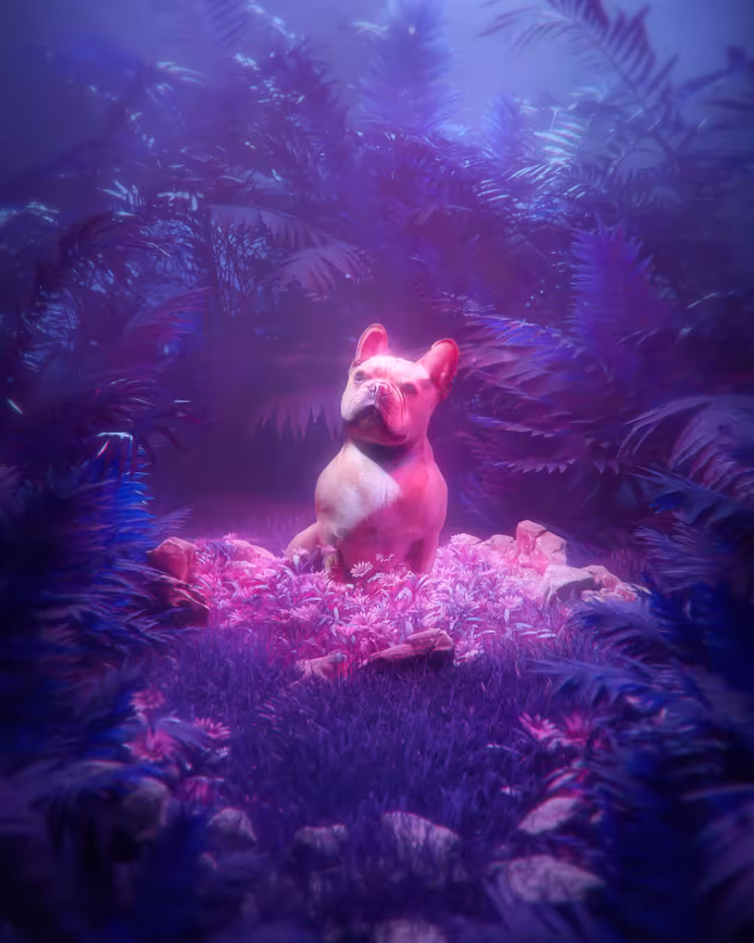 Trippy Acid French Bulldog