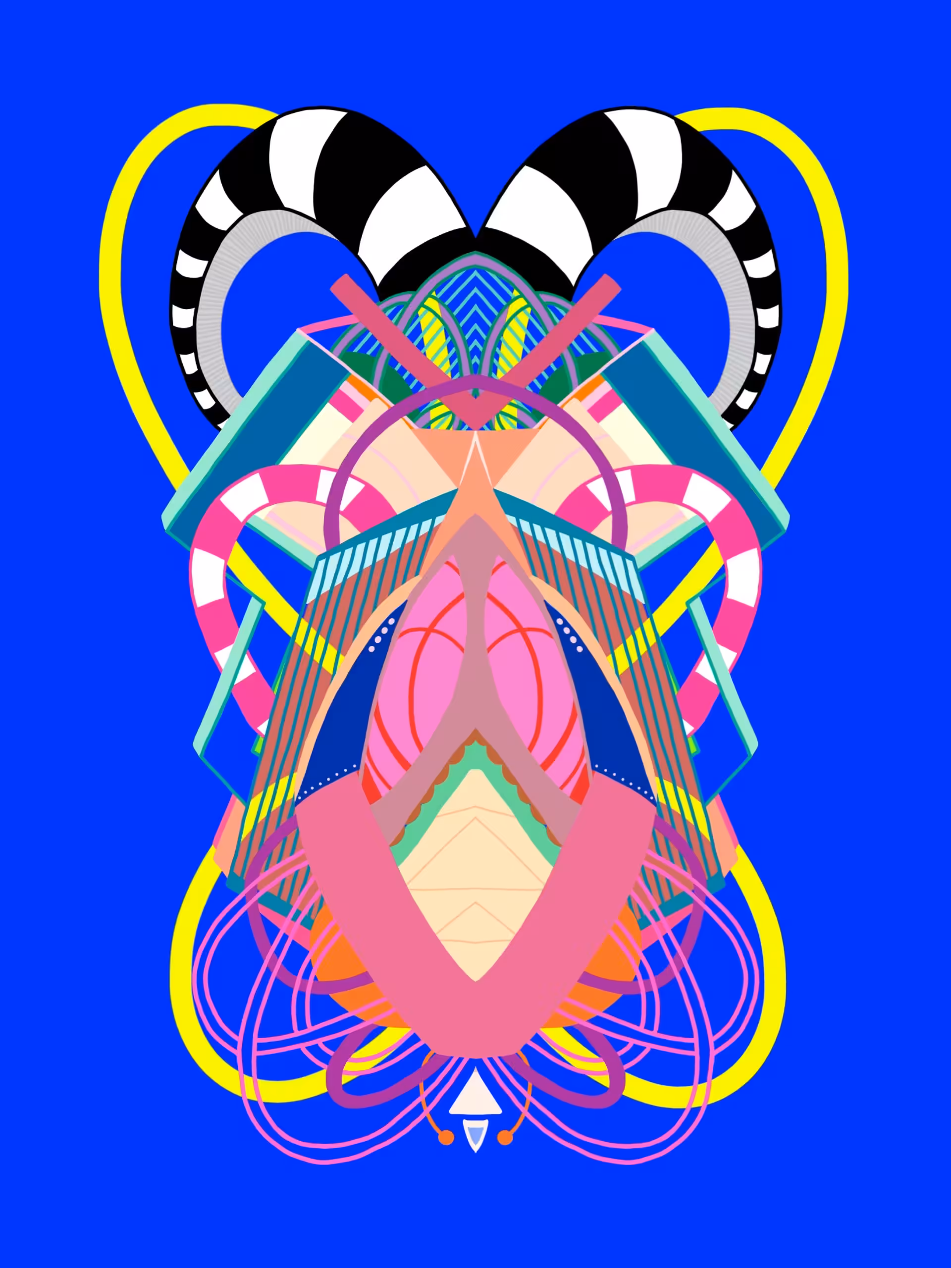Blue Ram Butterfly