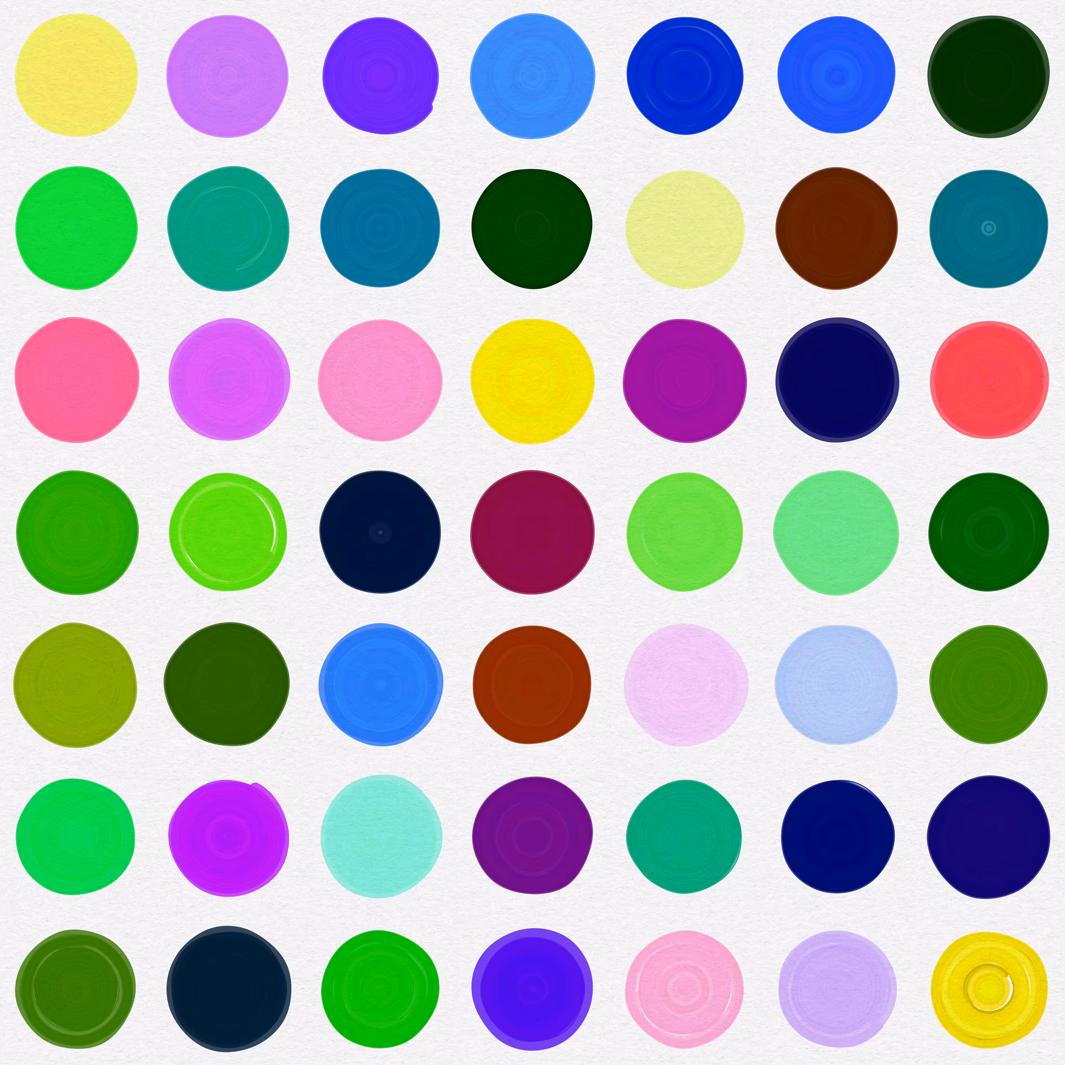 M'Fing Dots on a M'Fing Grid #48