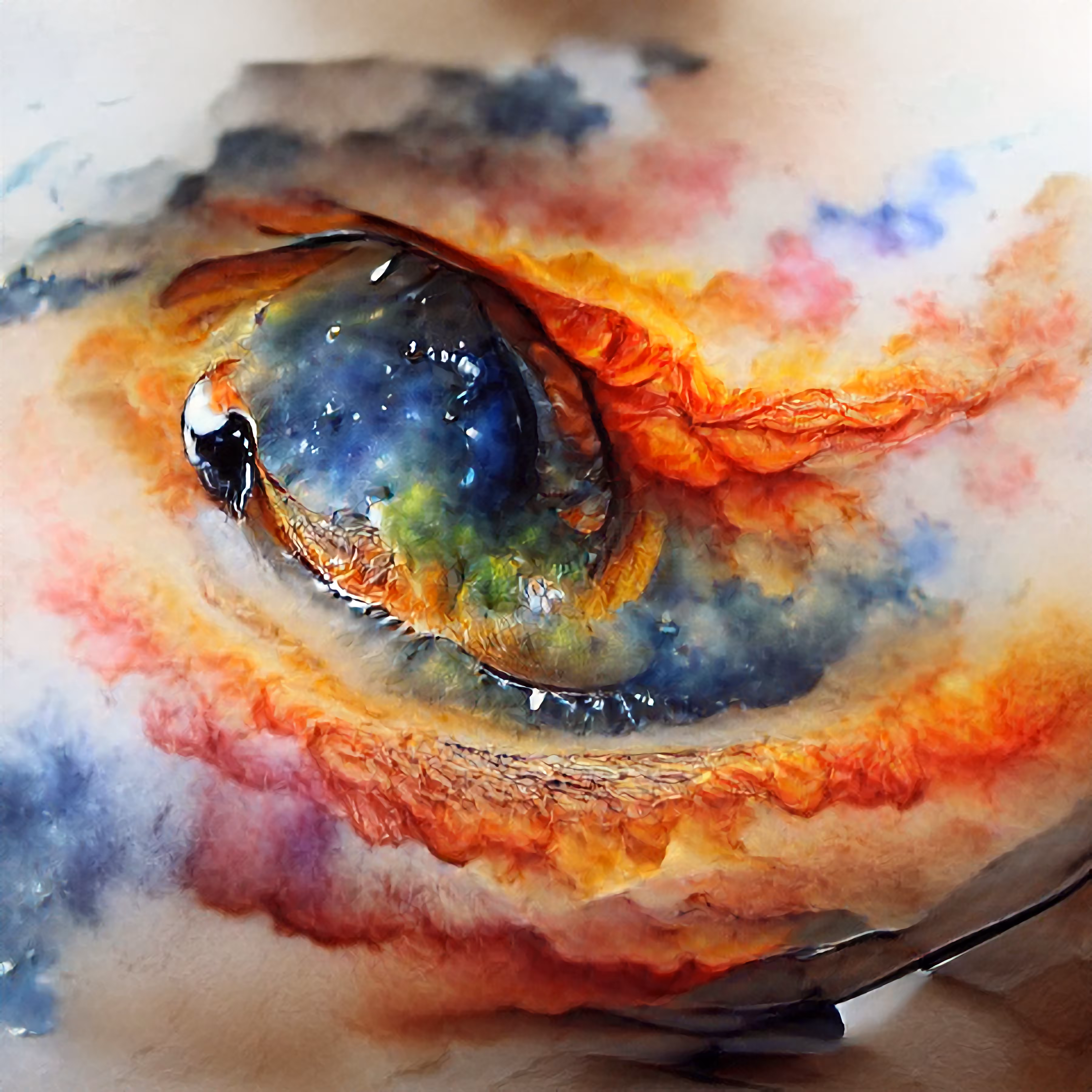 A big nebula eye watches / 7k