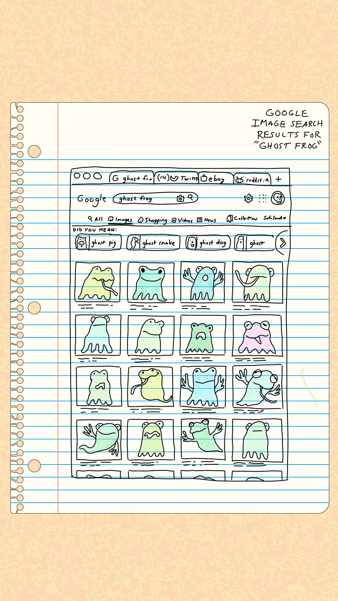 google image search results for "ghost frog"