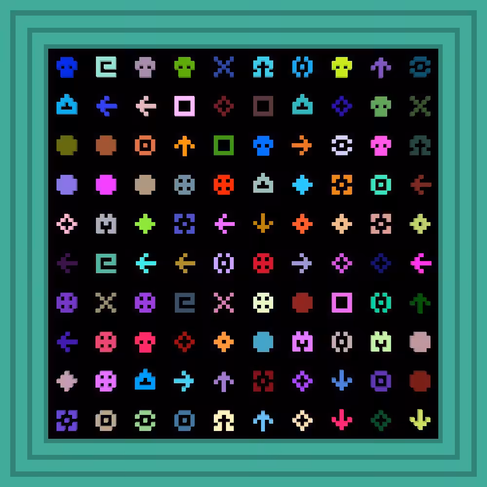 Nft is dead  :: Procedural Symbols #265/1000
