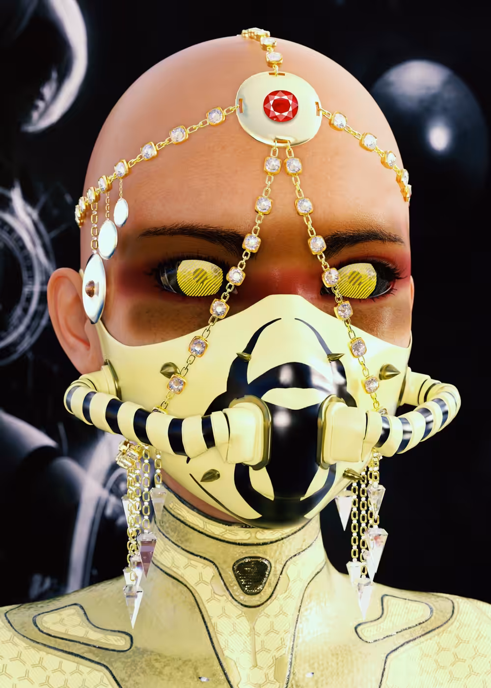 Cyborg sun princess