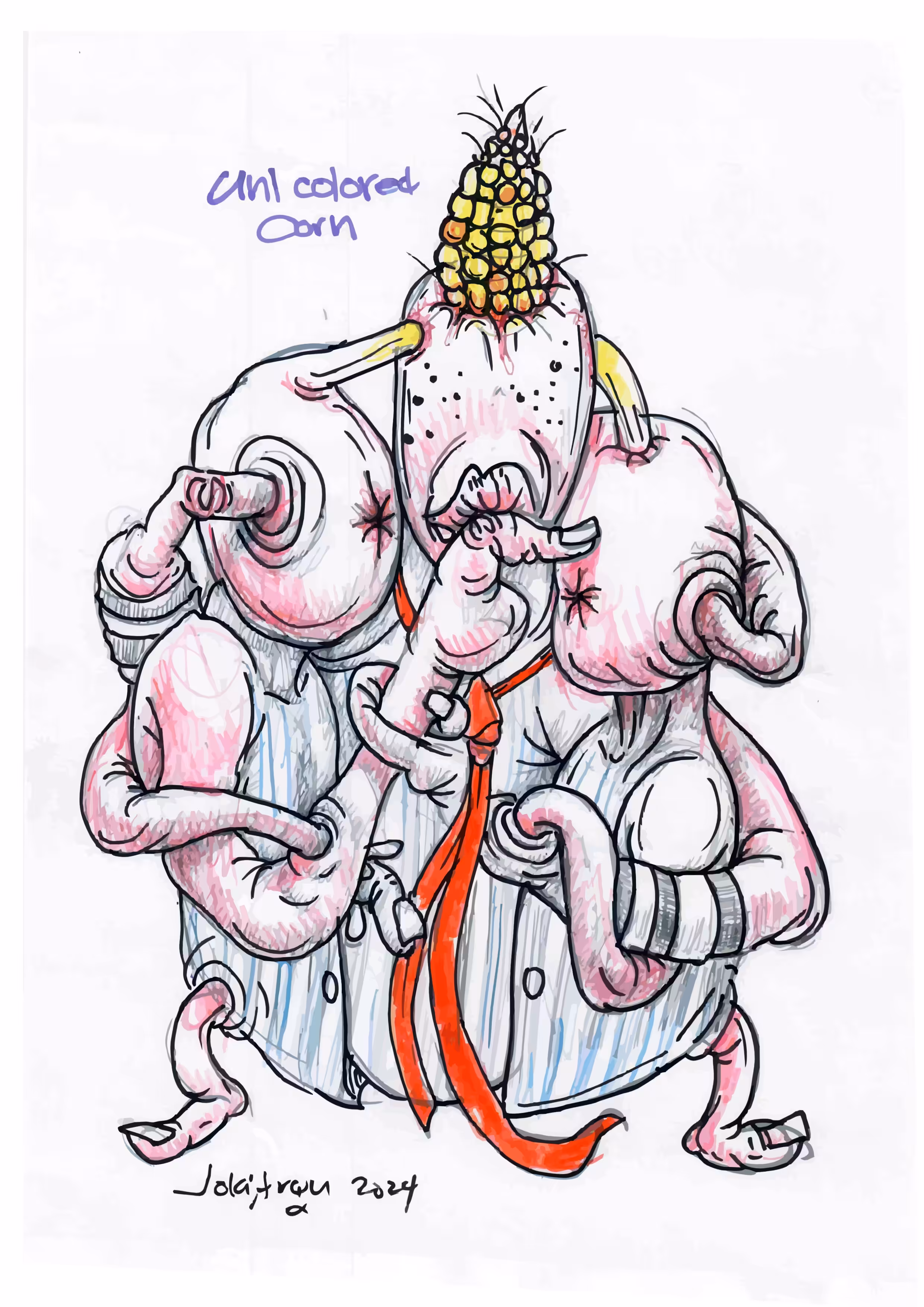 unicolored corn
