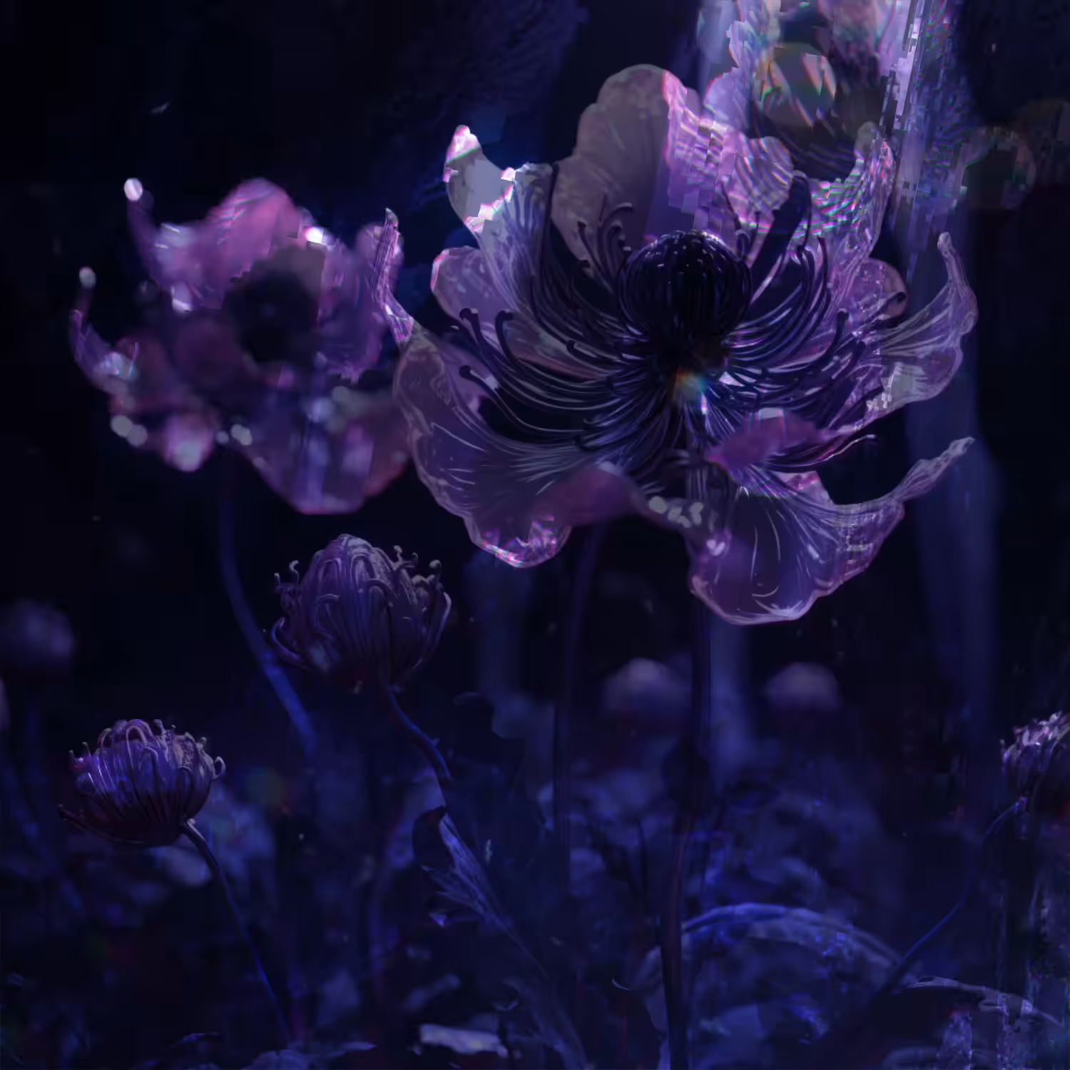 hue of indigo rain