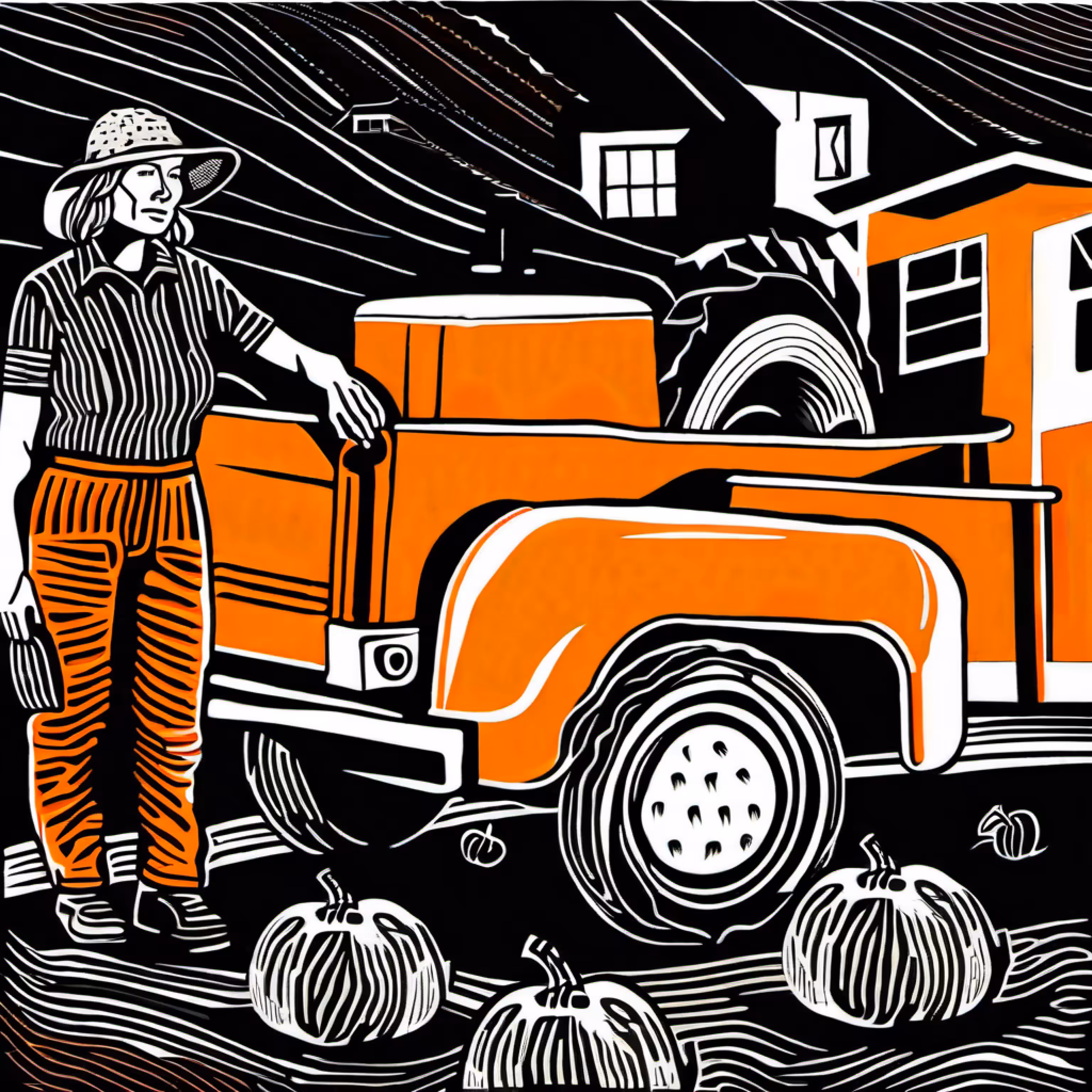 Workforce Portrait / Pumpkin Farmer #8