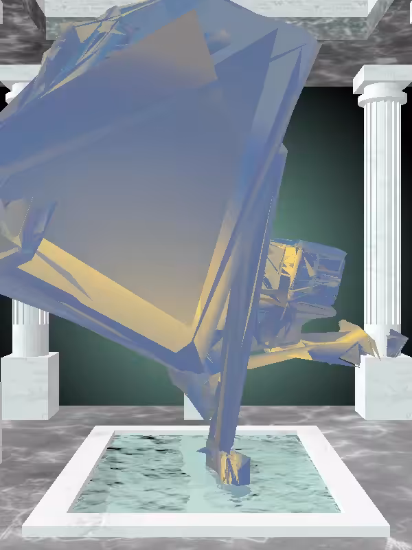 HeavenComputer: The Sneaky Sunlit Cobalt Woman #6056