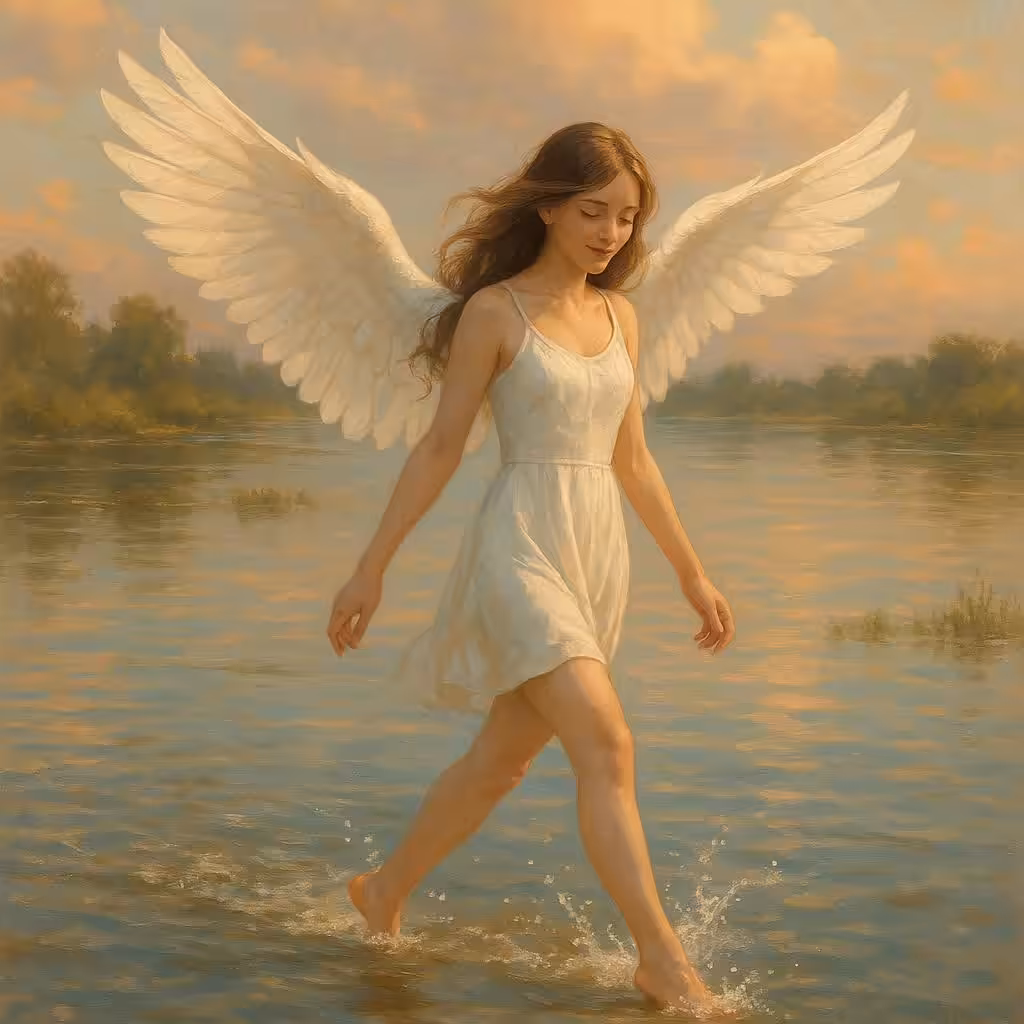 Floating on the waters