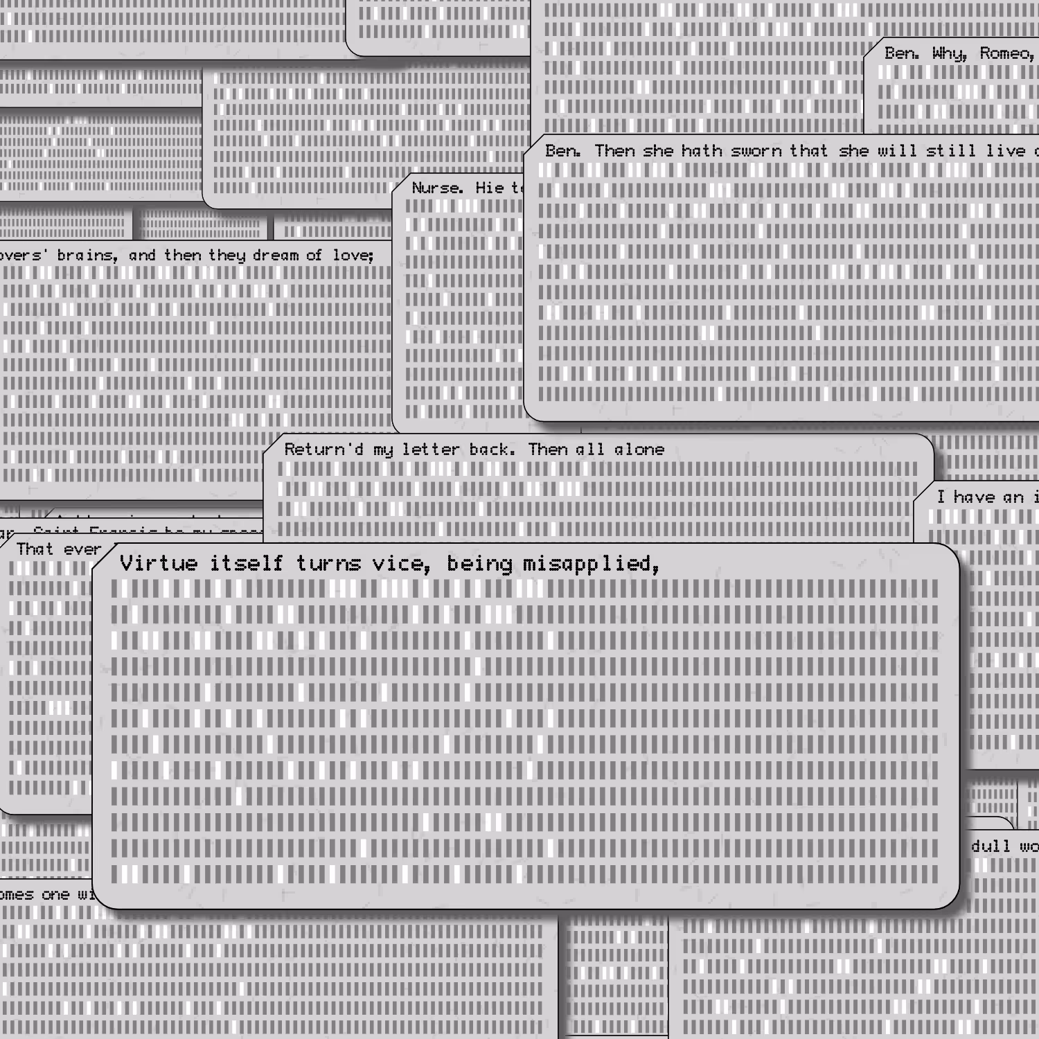 Romeo and Juliet on Punched Cards (Free) #122