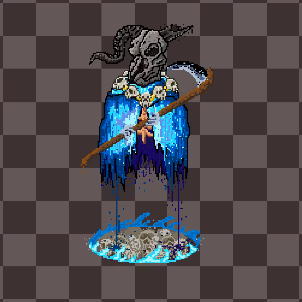 God of death : cow skull