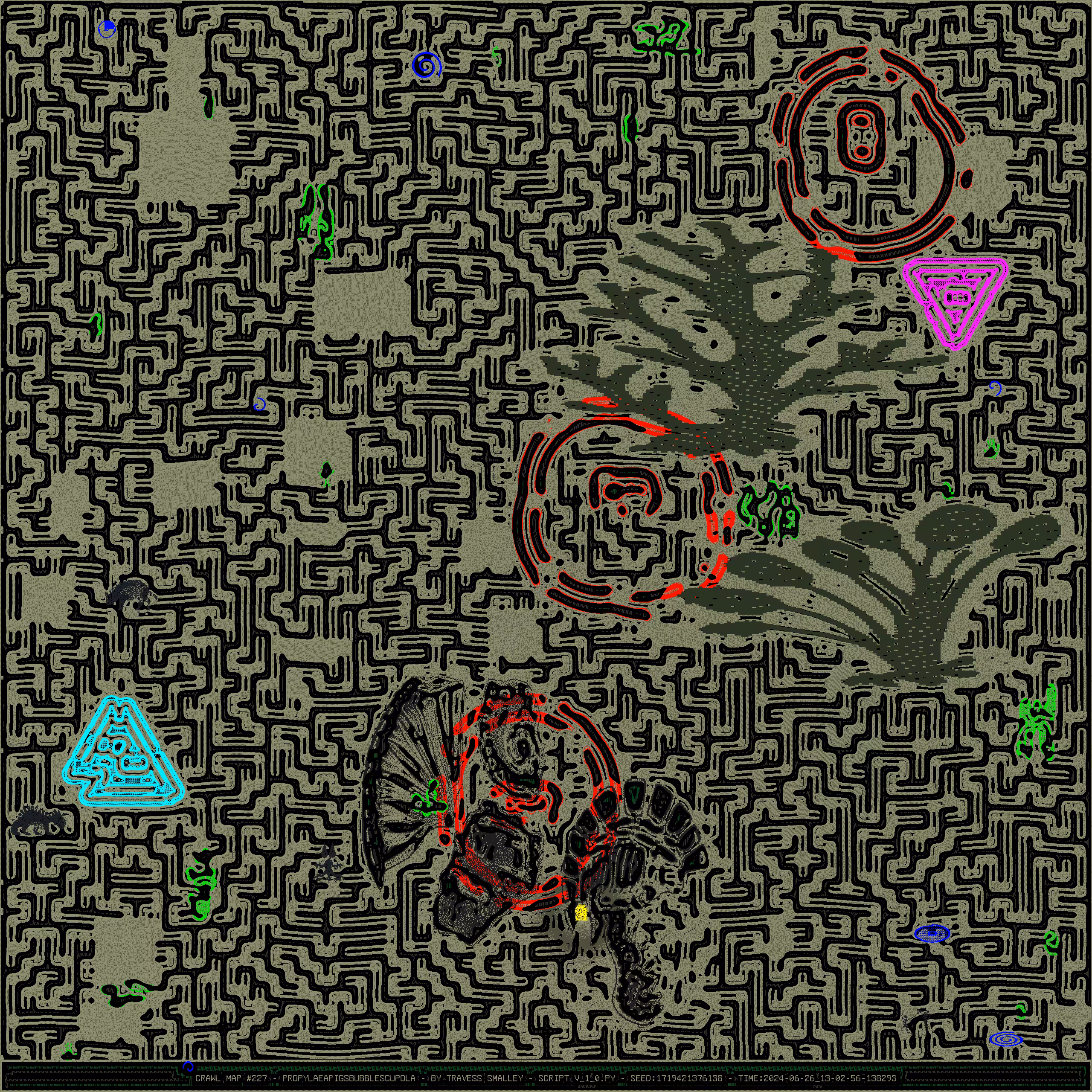 CRAWL 227_PROPYLAEAPIGSBUBBLESCUPOLA_CRAWL_MAP_BY_TRAVESS_SMALLEY_SEED_1719421376138_PYTHON_V_3_12_3_SCRIPT_V_1_0_DATE_2024-06-26_13-02-56-138293.png