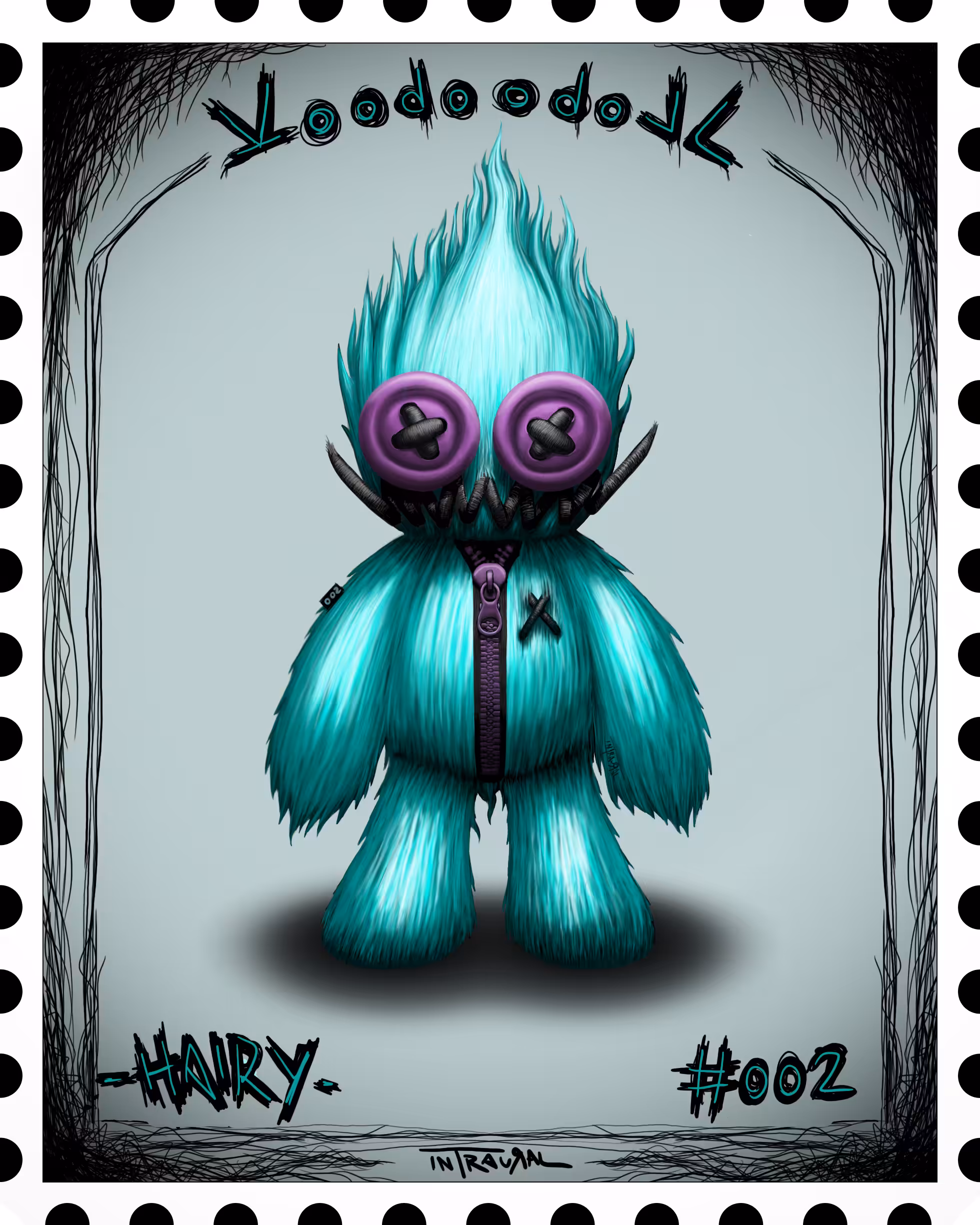 #002 hairy