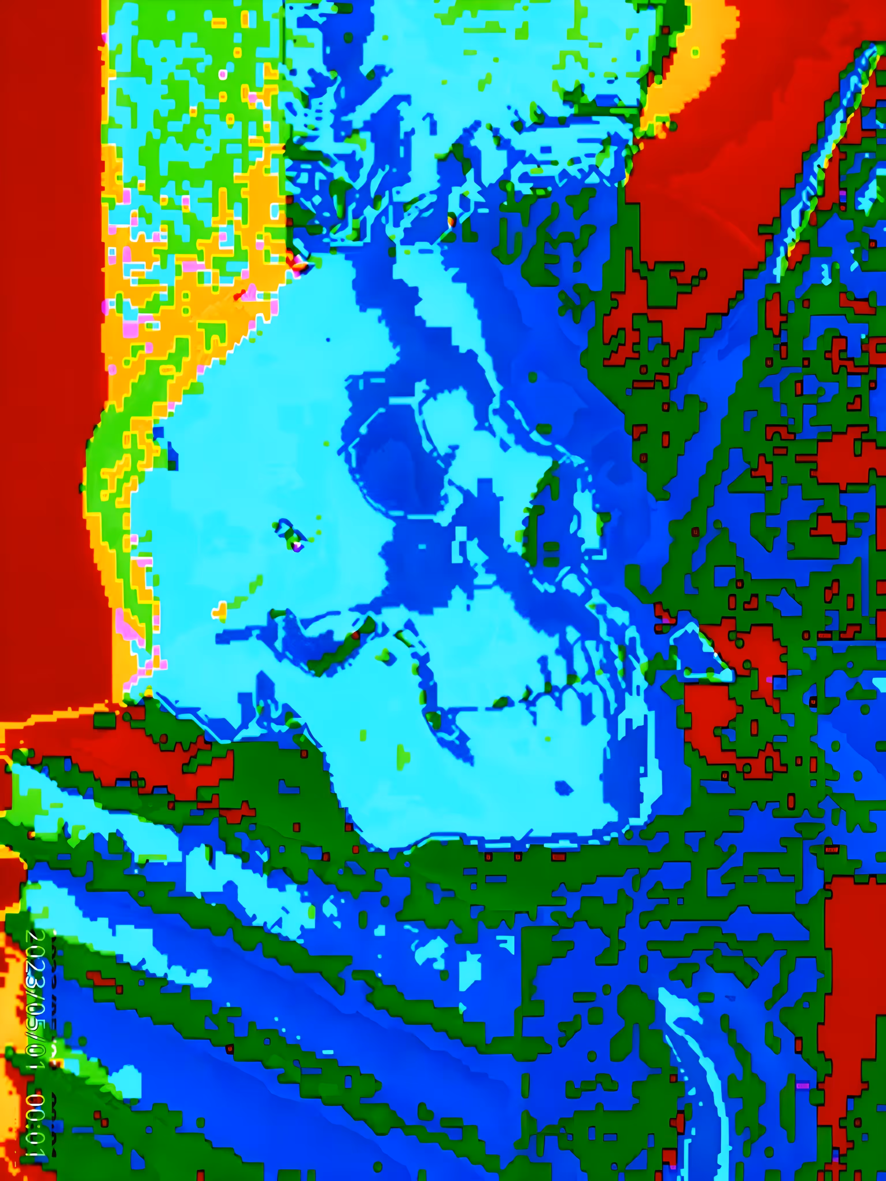 Warhol Glitchskull Nr. 1