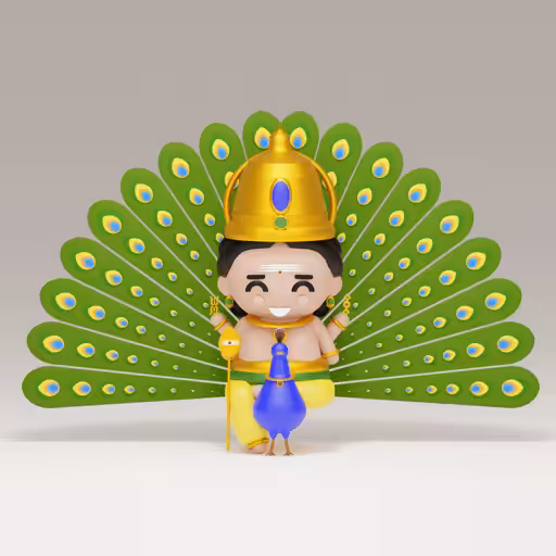 Lord Muruga and the Peacock #13