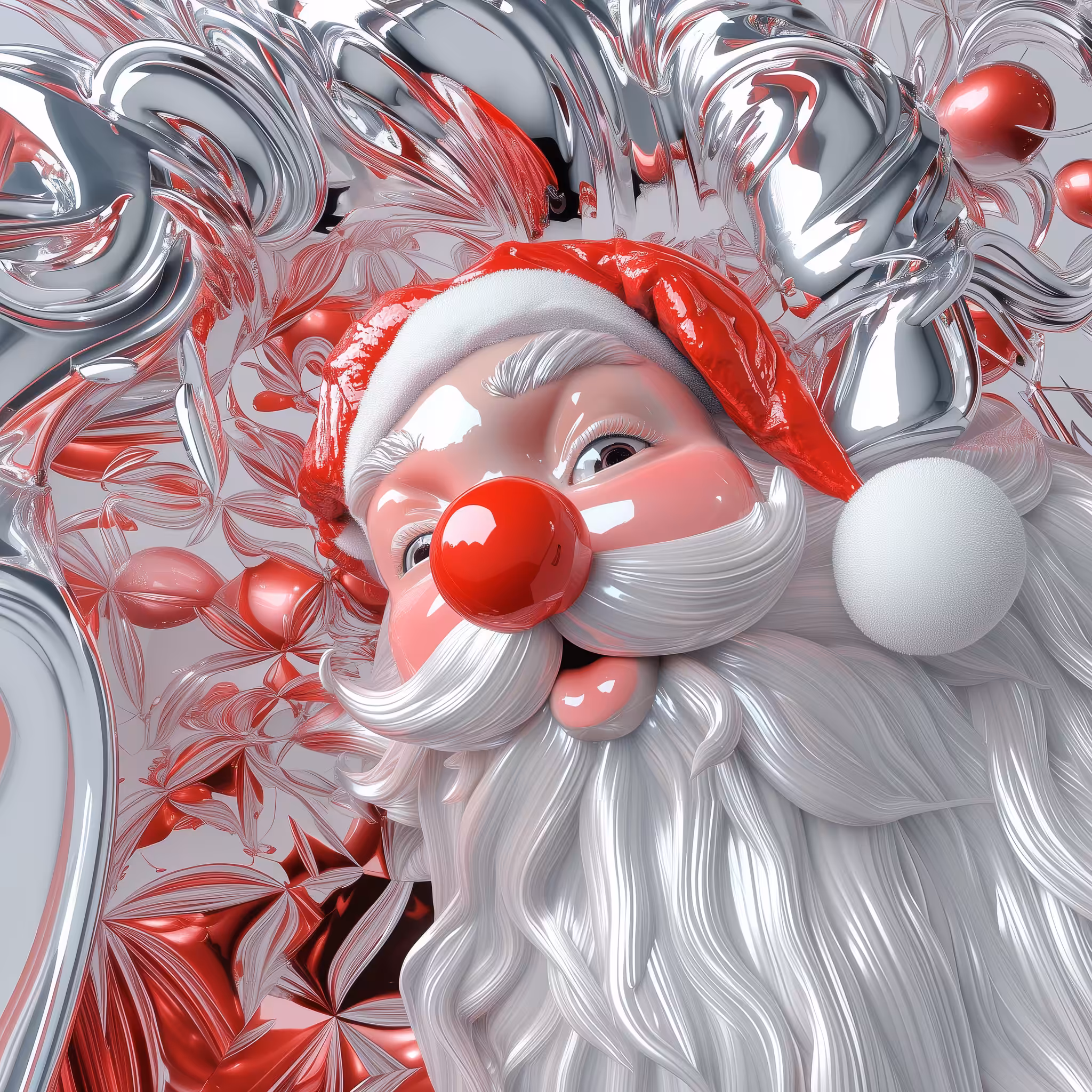 ♫ Santa's got a big ready cherry nose ♫