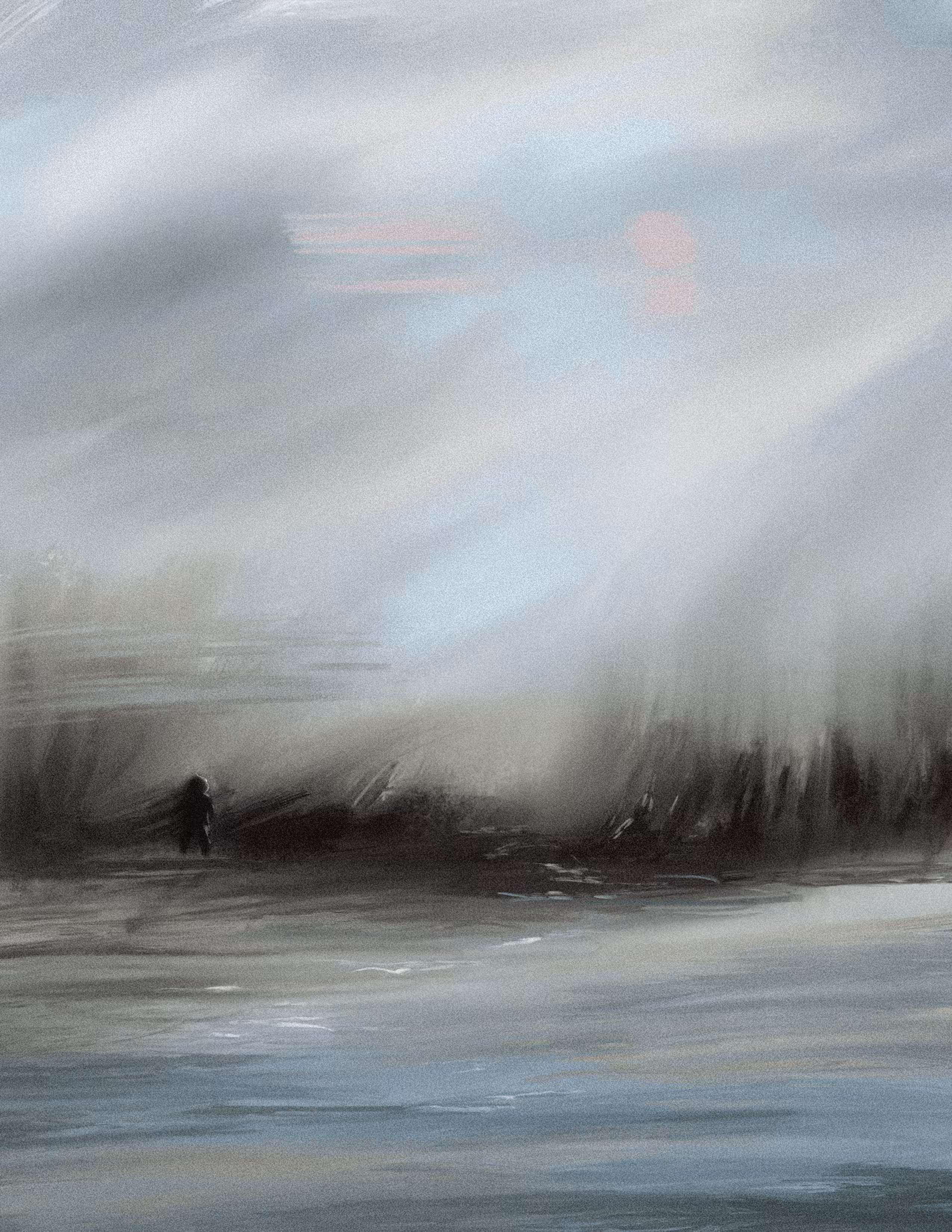 morning's tranquil swelling