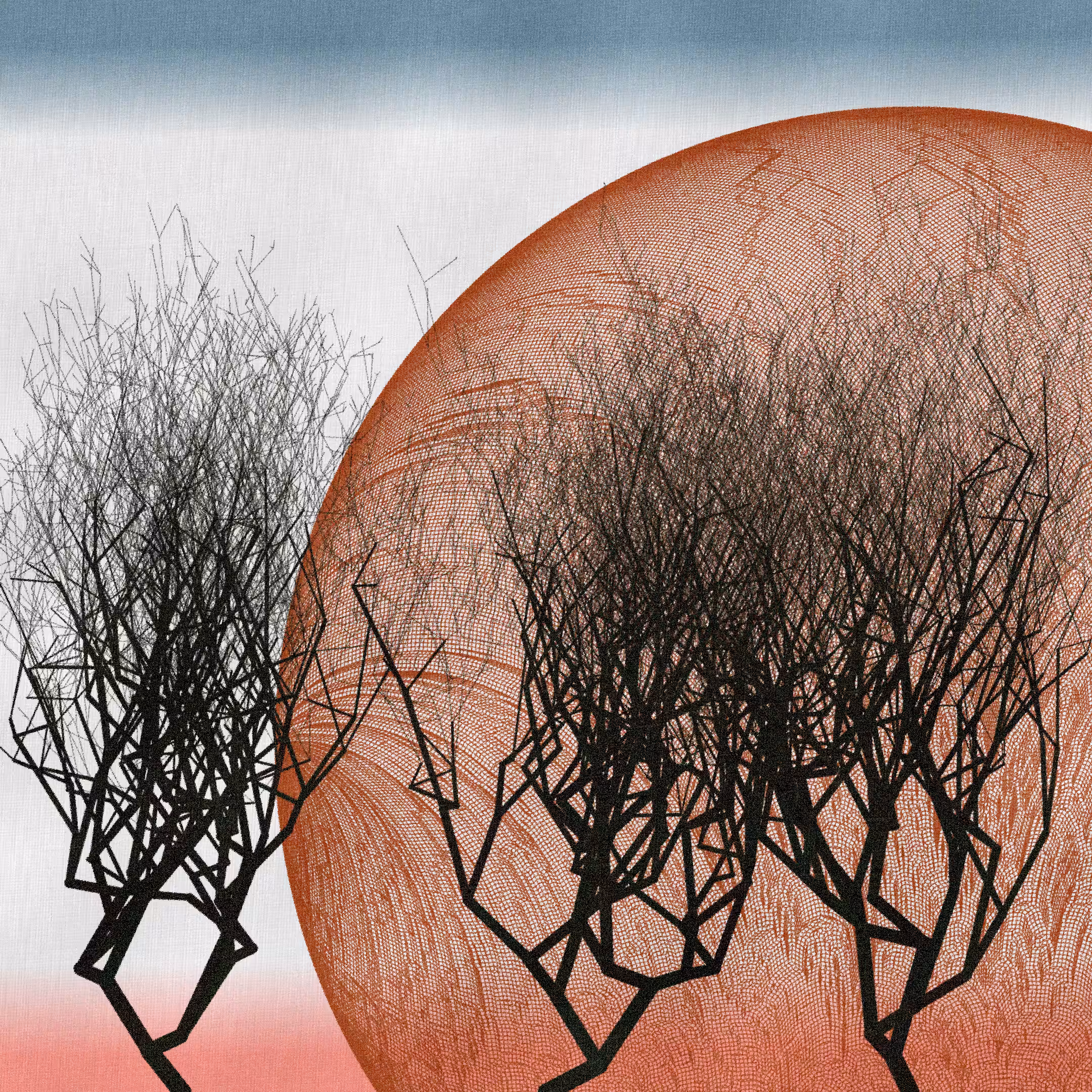 Three dead trees on earth #84