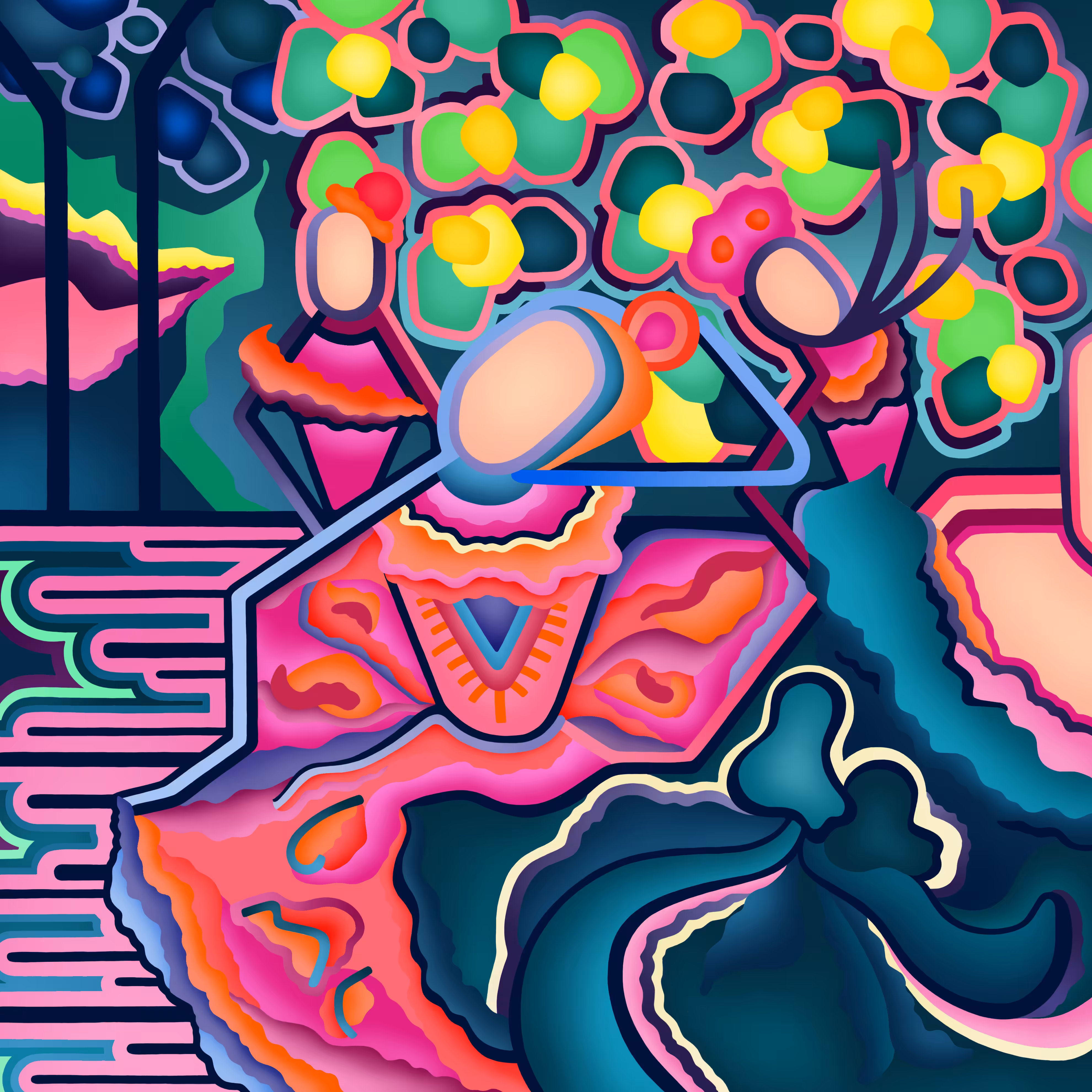 Ballerina Variation Digital Painting