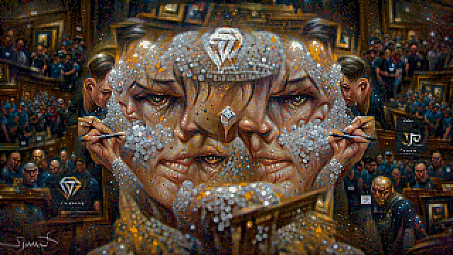 Diamond Face Man