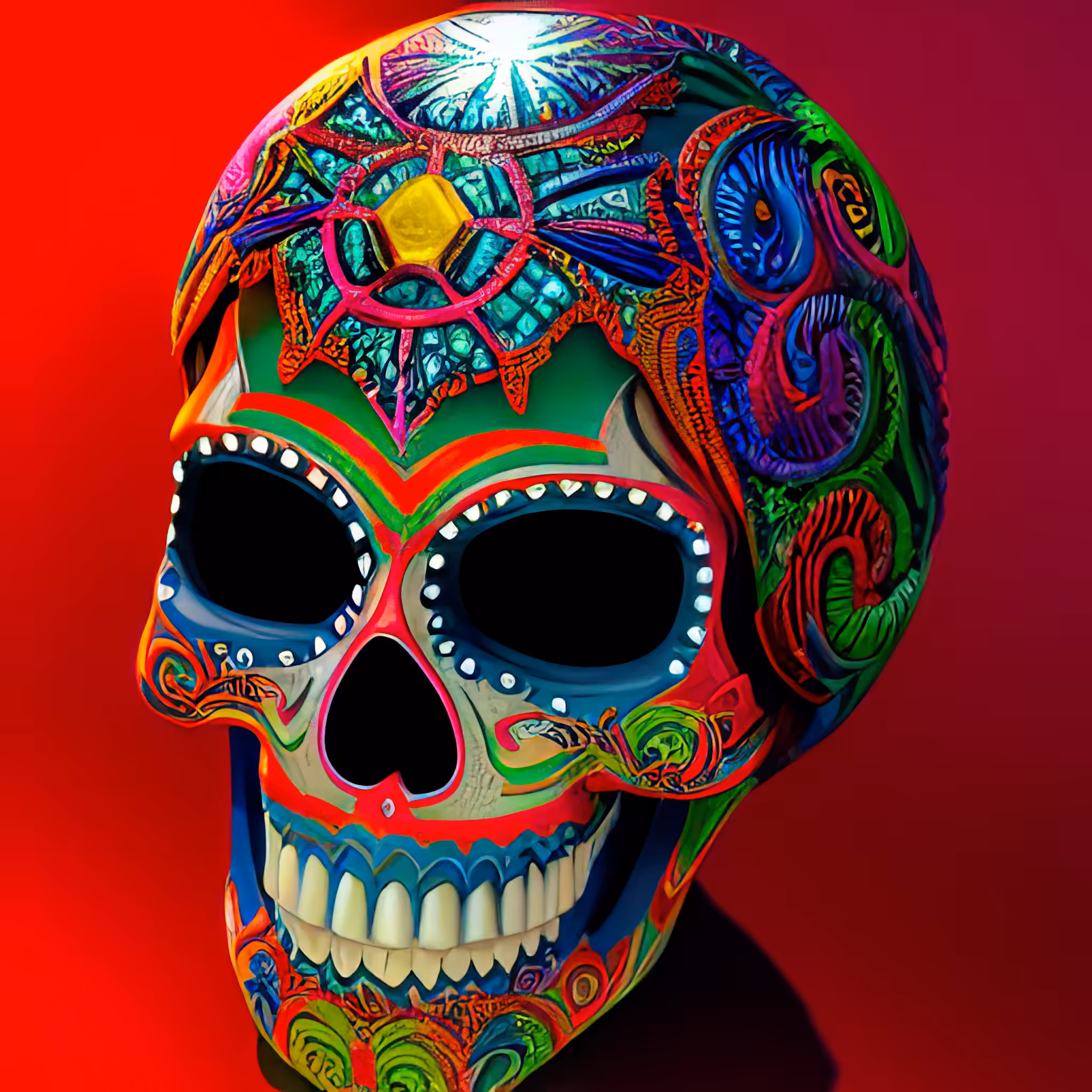 Head Case - A Color Study: Head Case #666