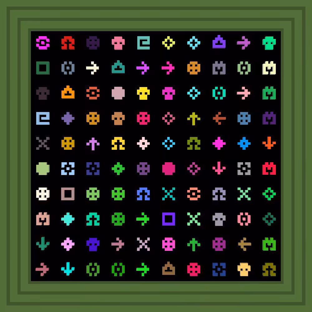 crypto :: Procedural Symbols #199/1000