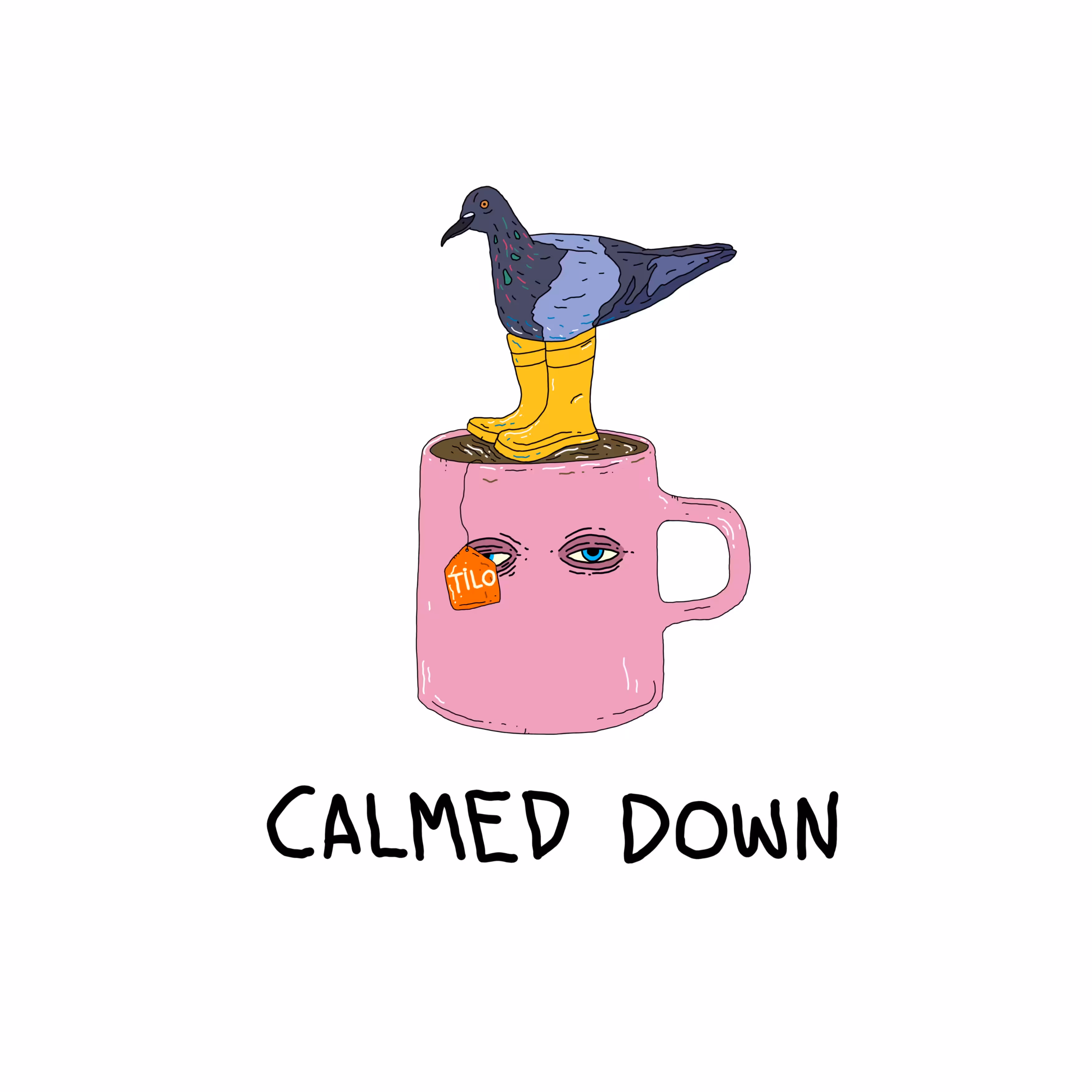 Calmed down