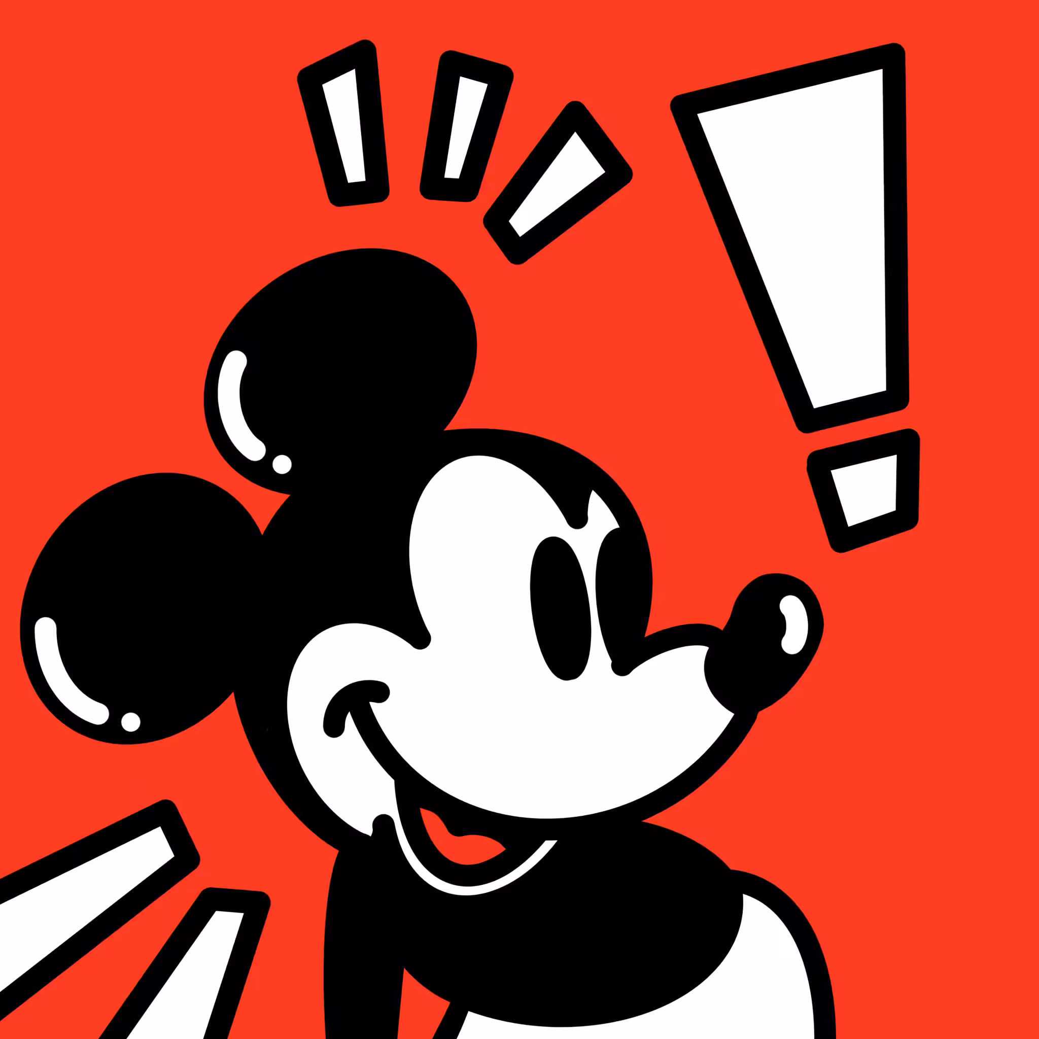 Exclamation Mickey