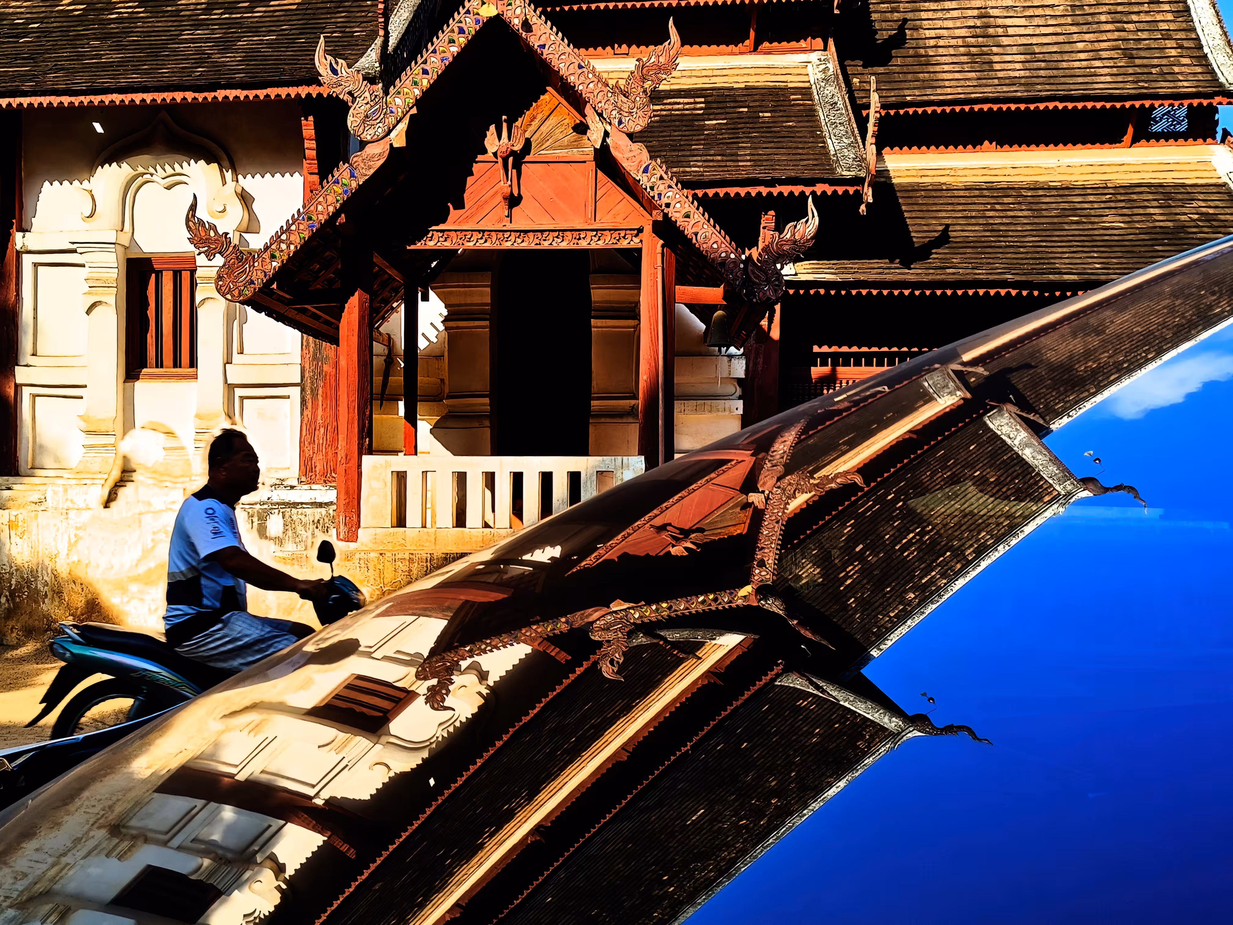 Travel in the temple
