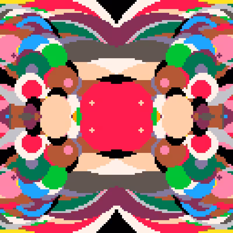 Rapid Psychedelic Inkblot Test Generator #22