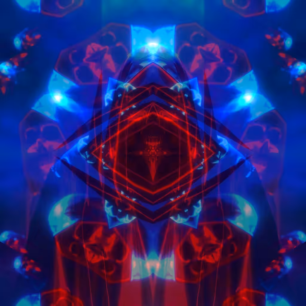 Deathly Neon Lit Reapers