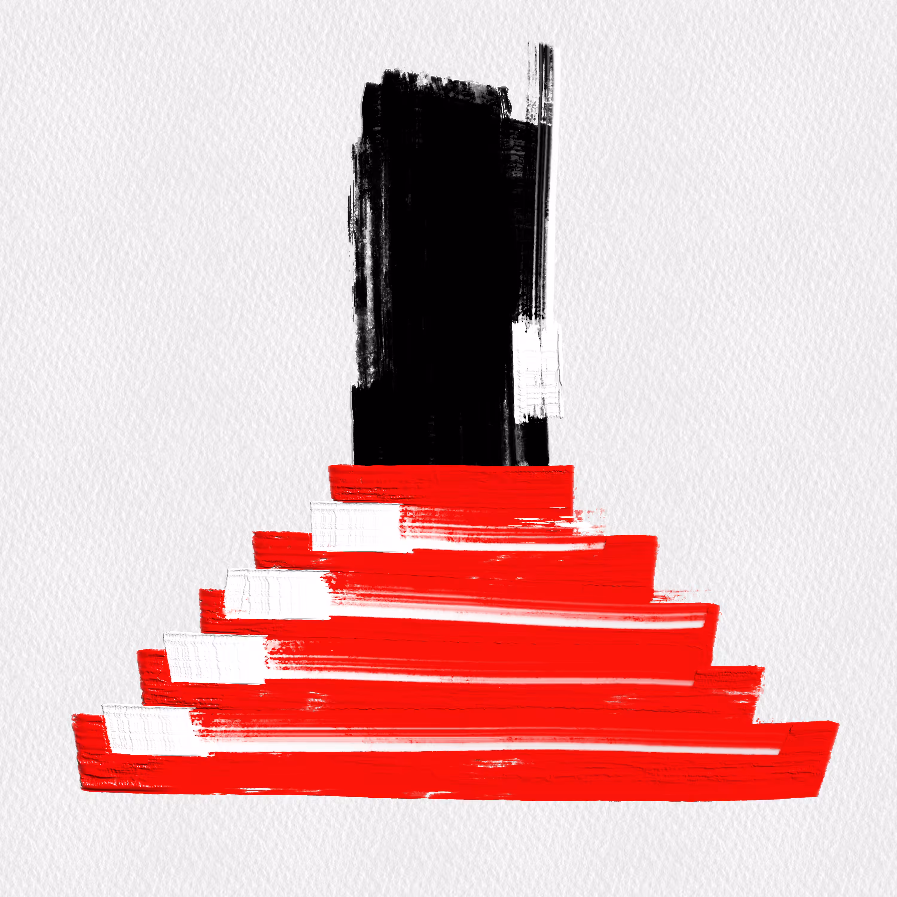 upstairs