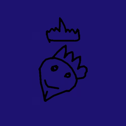 Basquiat Doodles: Basquiat #1077